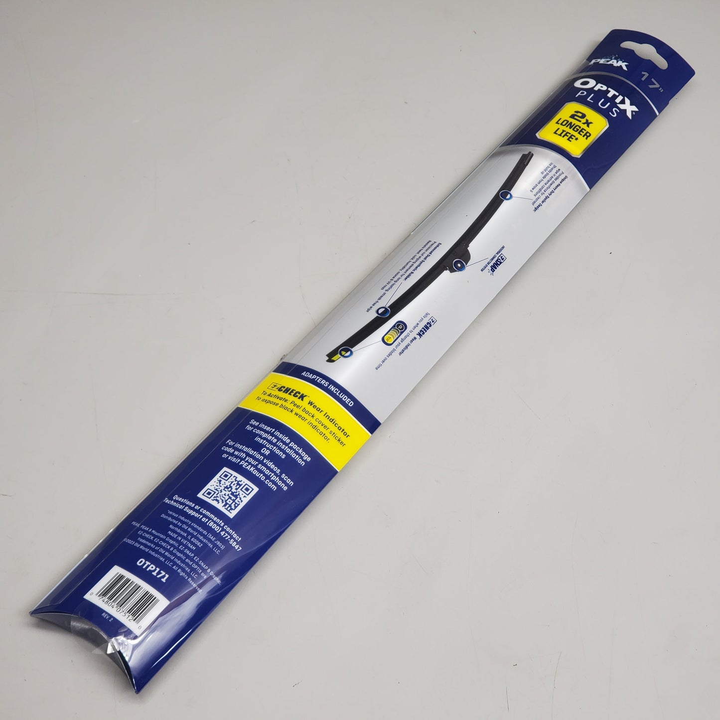 PEAK Optix Plus Beam Windshield Wiper Blades 17" OTP171 2x Longer Life