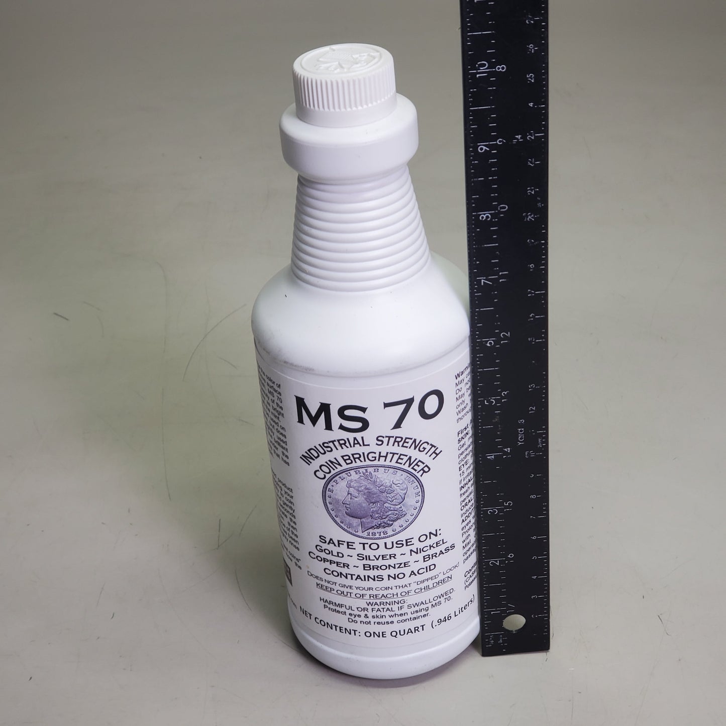 BETTERBILT CHEMICALS Industrial Strength Coin Brightener 1 Qt MS70 Safe On Gold Silver Nickel Copper Bronze Brass