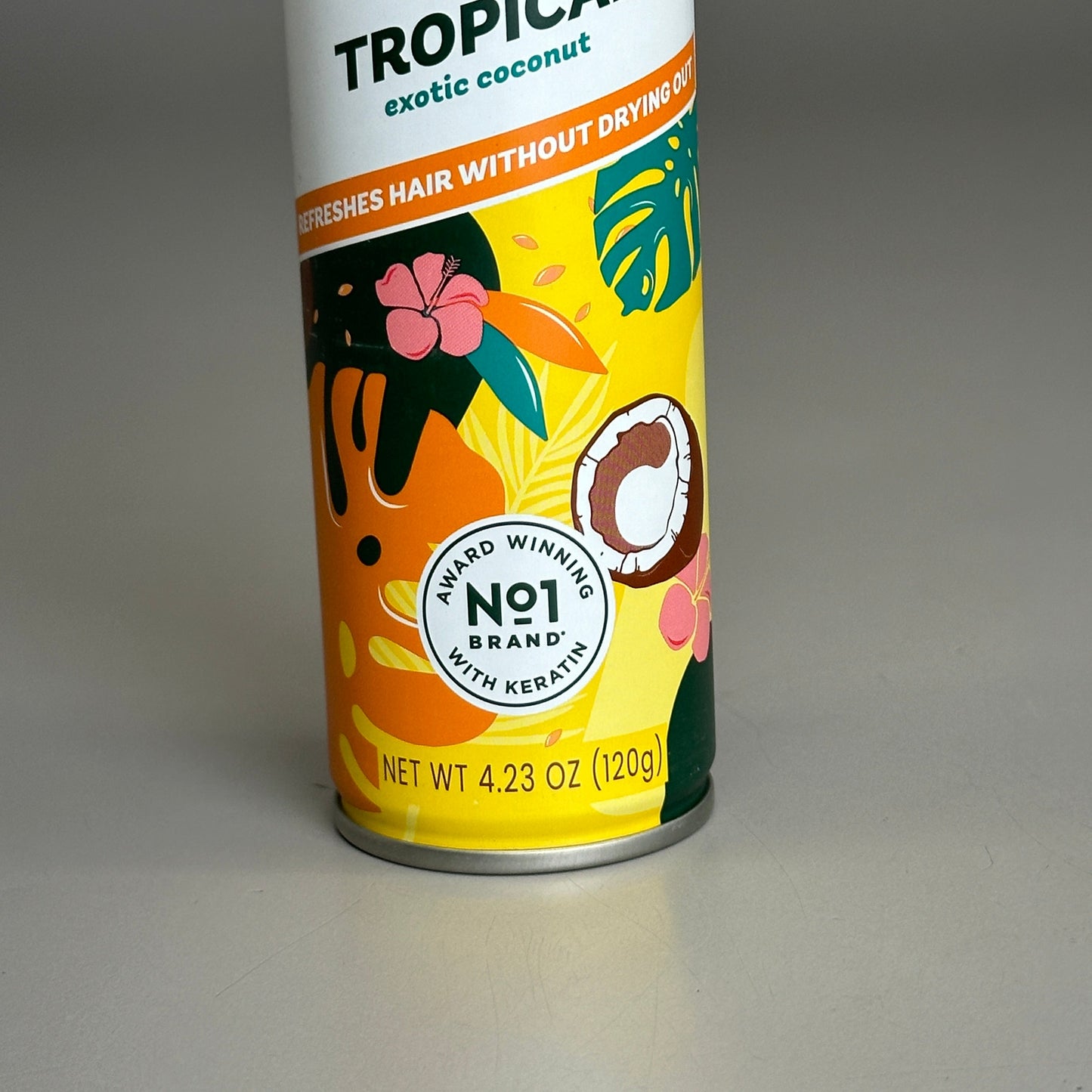 BATISTE Dry Shampoo (5-PACK) TROPICAL Exotic Coconut Instant Hair Refresh 4.23 OZ.
