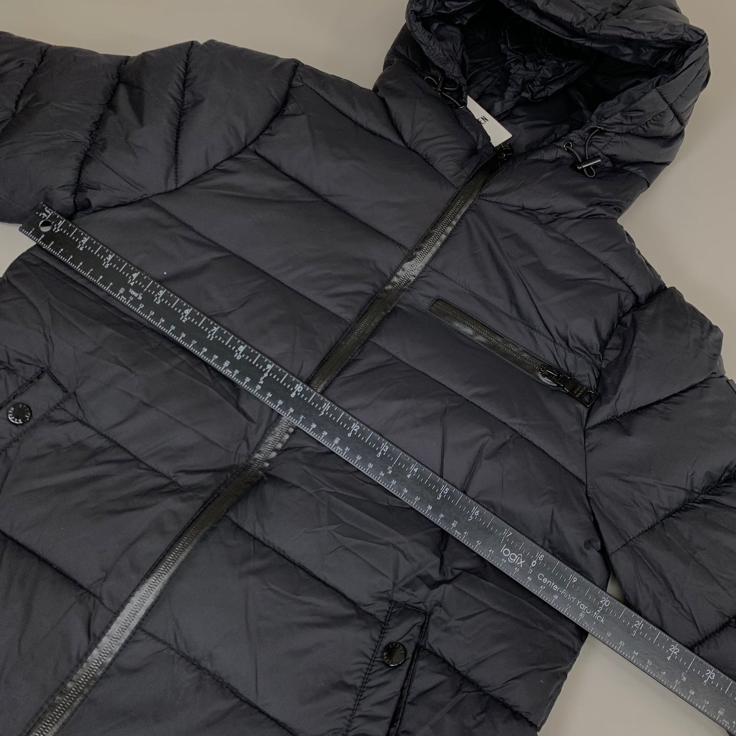 DKNY Boys' Winter Jacket Insulated Quilted Puffer Parka Small