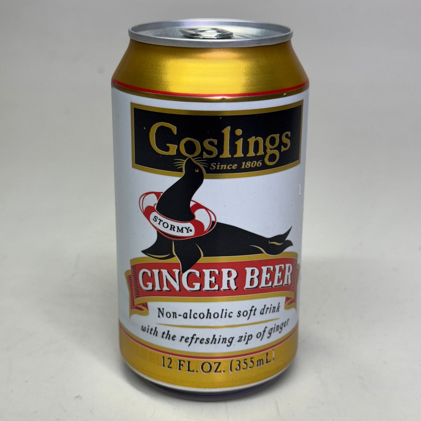 GOSLINGS (4 PACK of 6 Cans) Non-Alcoholic Ginger Beer Can 12 fl oz BB 11/26