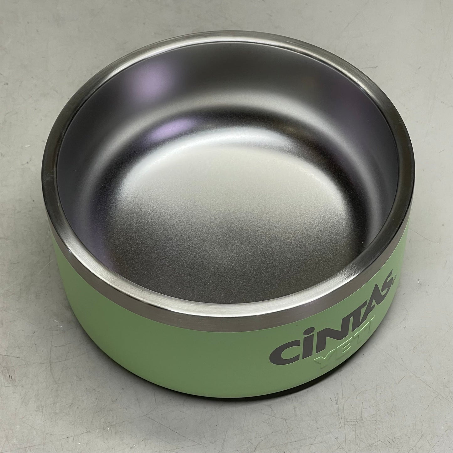 YETI Boomer Dog Bowl *HAS "CINTAS" Branding* 4 Cup (32 oz) Key Lime 4550