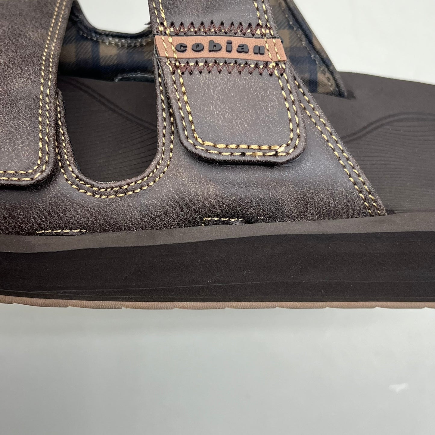 COBIAN Trestles Trek Slide EVA Top Sole Men's Sz 11, 44 Eu Chocolate TTS24-201-11