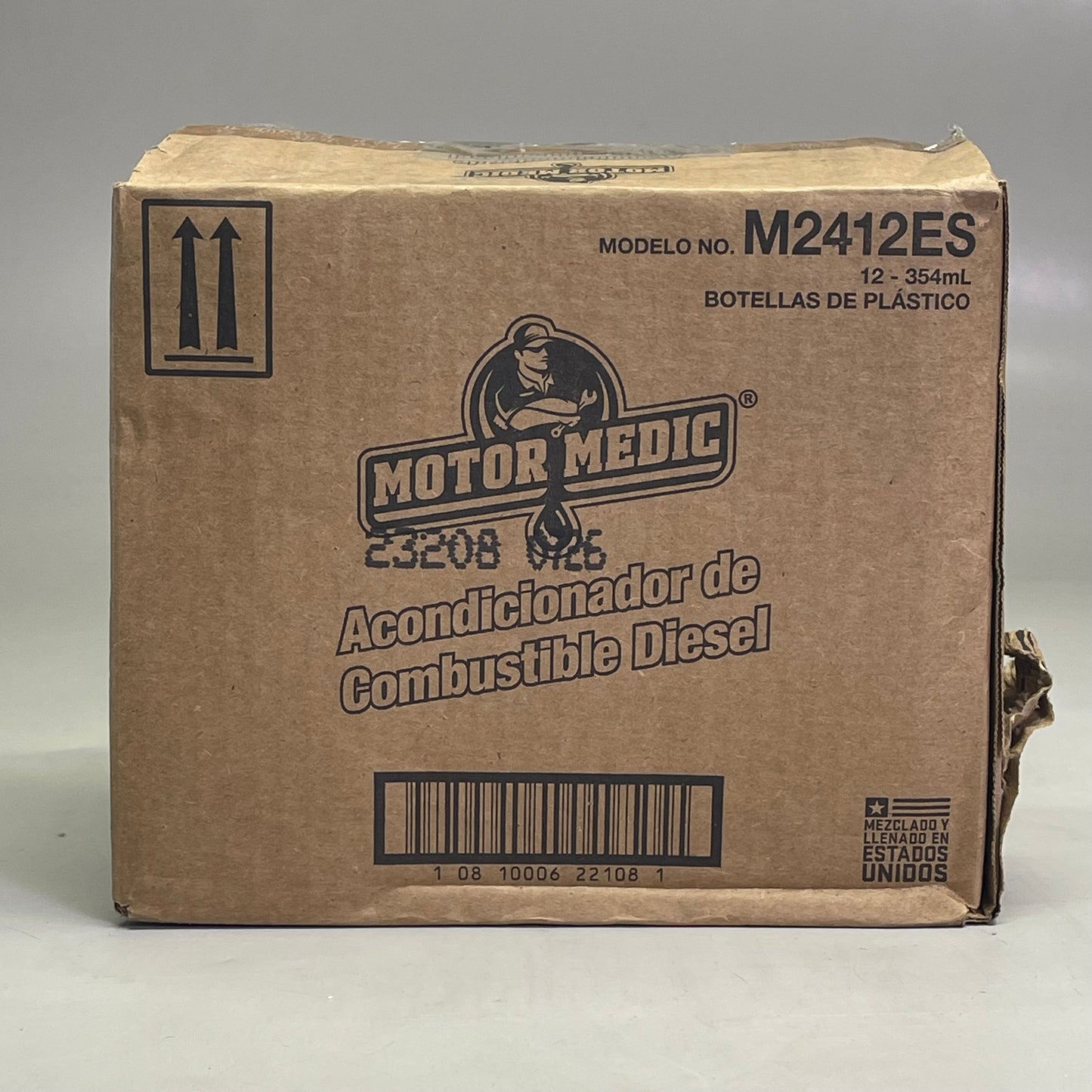 MOTOR MEDIC (12 PACK) Diesel Fuel Conditioner Gunk 12 oz (Treats 20 gal) Grey M2412