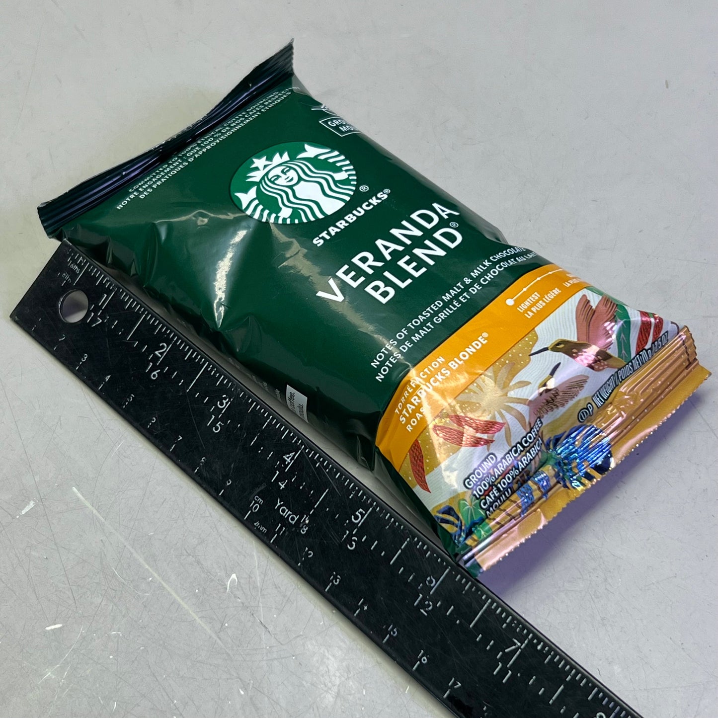 STARBUCKS (18 PACK) Veranda Blend Ground Coffee, Blonde Roas 2.5 oz Green 11137306 BB 12/25