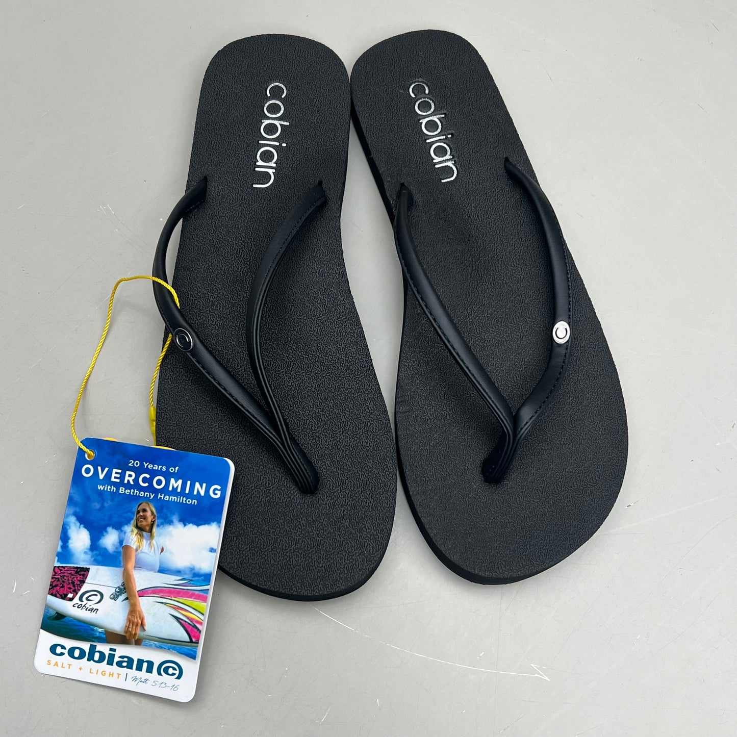 COBIAN Nia's Bounce 2 Synthetic Leather Women's Sz 11, EU 42.5 Black NIA25-001-11