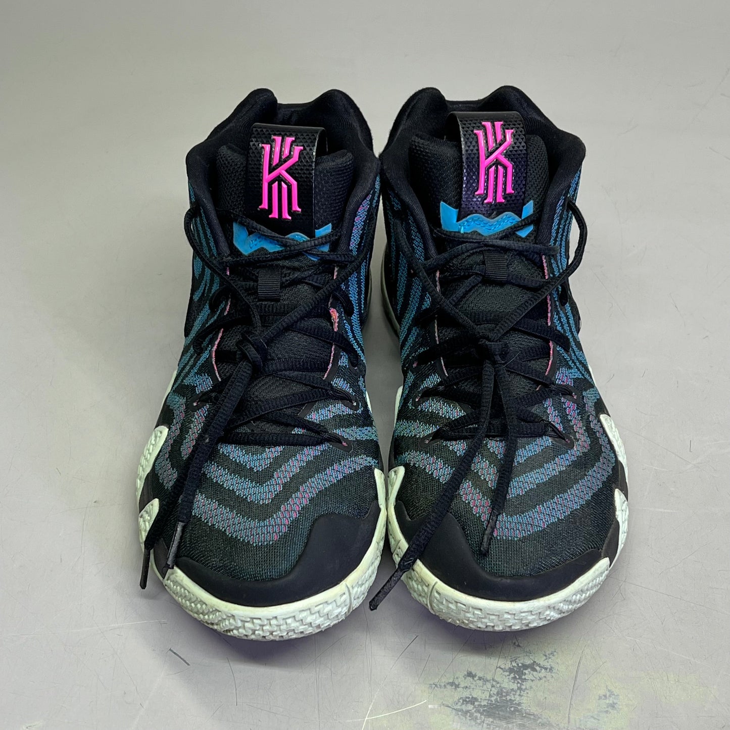 NIKE Kyrie 4 Decades Pack 80s Sneaker Men's Sz 11 Black/Blue/Purple (Pre-Owned)