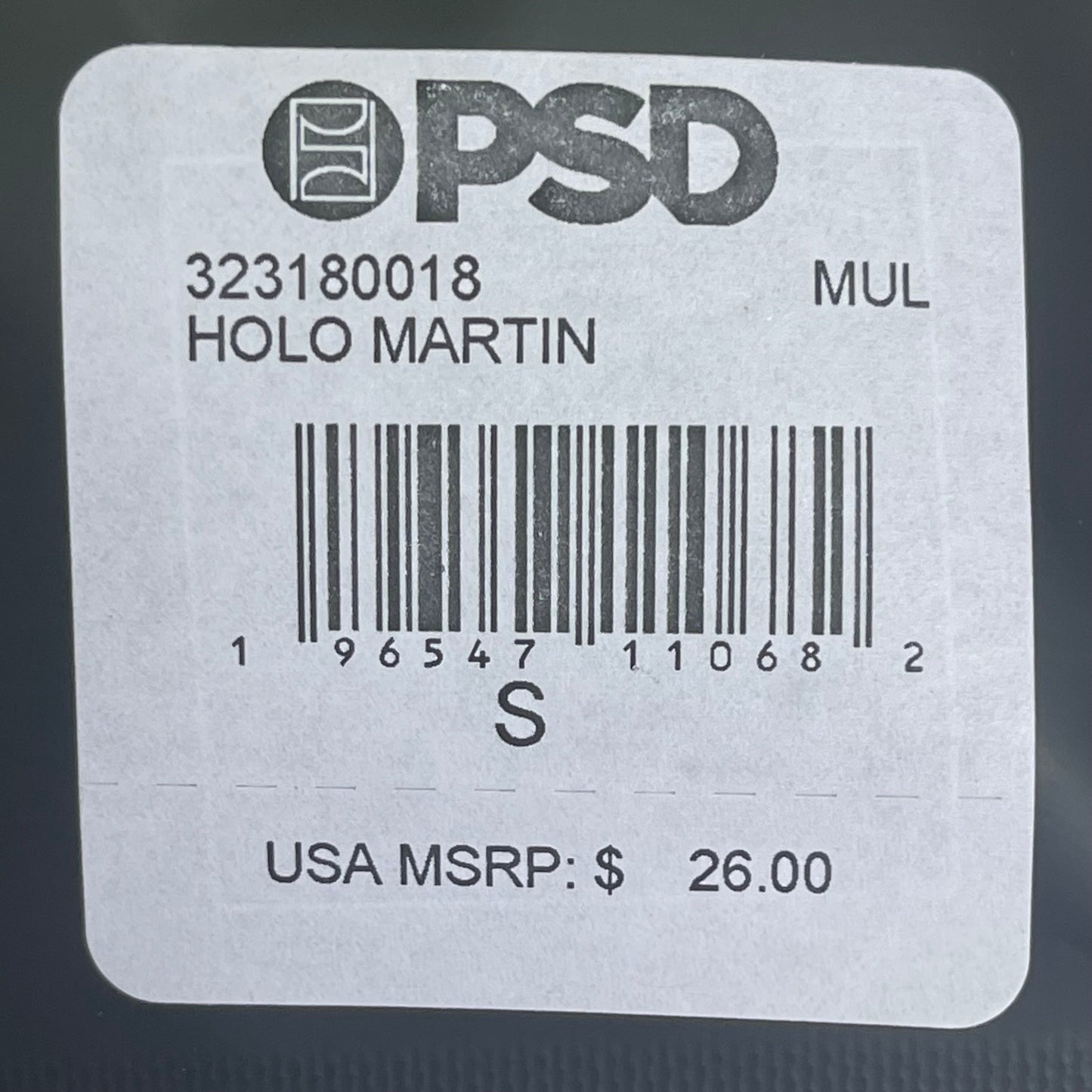 PSD Looney Tunes Marvin The Martian Boxer Briefs Small HOLO MARTIN