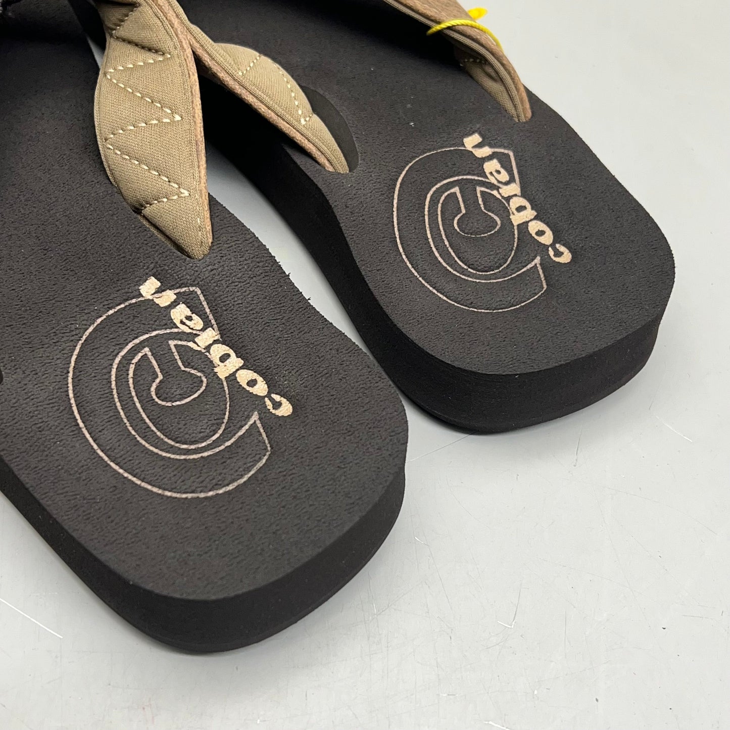COBIAN Floater Sandals Synthetic Strap Men's Sz 8, EU 40 Mocha FLT18-203-8