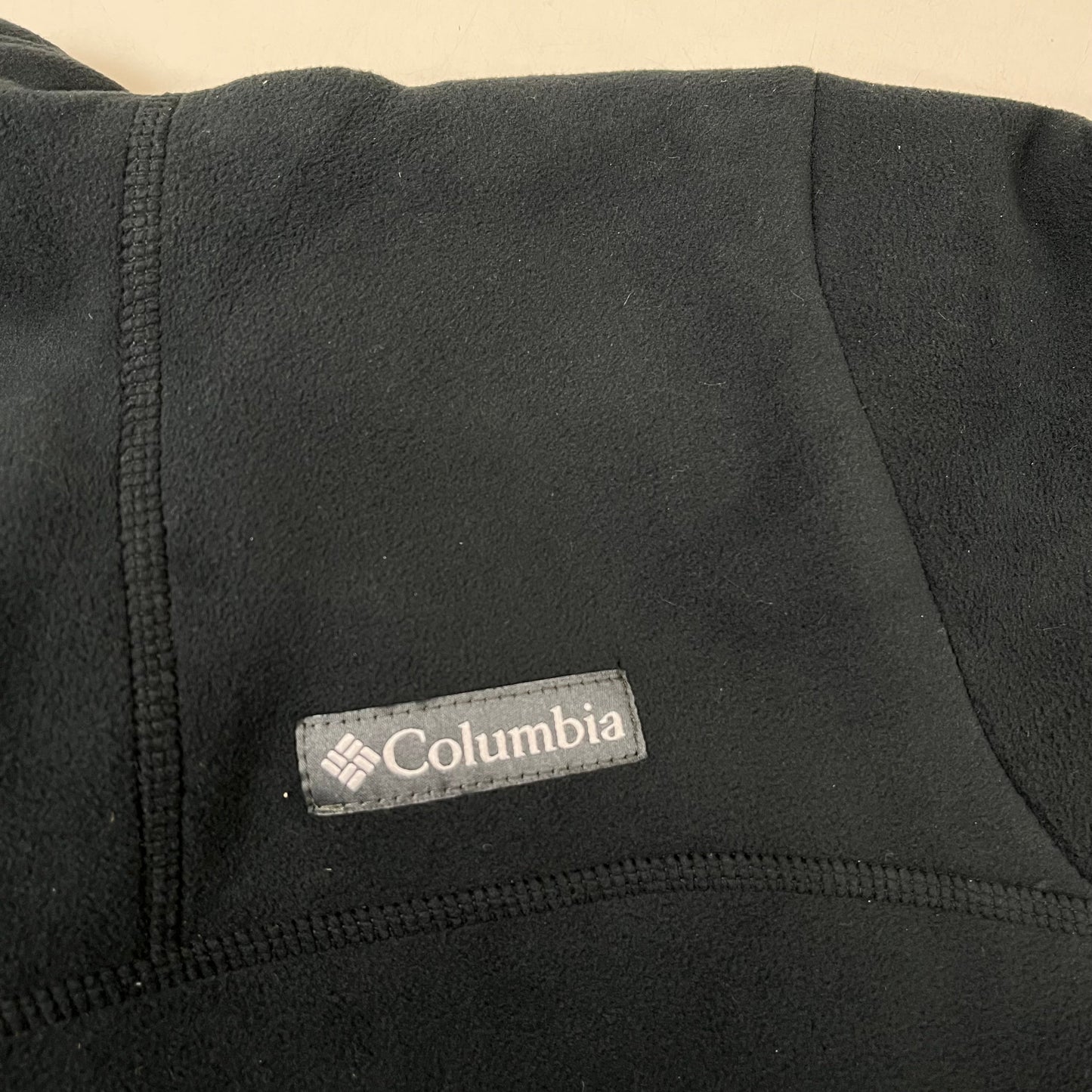 COLUMBIA WinterPass Full Zip Fleece Hip Length Jacket Mens Sz M Black 1909121011