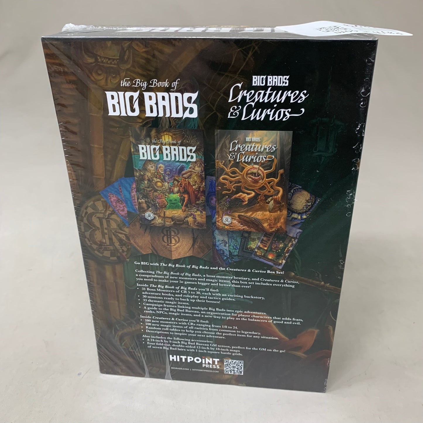 HIT POINT PRESS Big Bads Box Set 9.5"x6.5"x3" HPP-005 Sealed