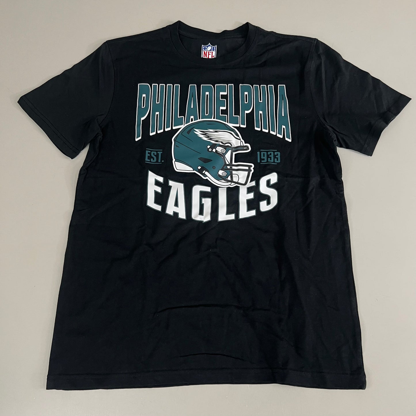 NFL (2 Piece) G-III Sports By Carl Banks Philadelphia Eagles T-Shirt & Full-Zip Hoodie Set Men's Sz M Black/ Green