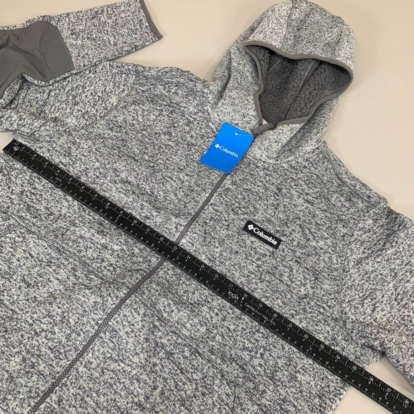 COLUMBIA Sweater Weather Fleece Full Zip Jacket Men's Sz XL Heather Grey