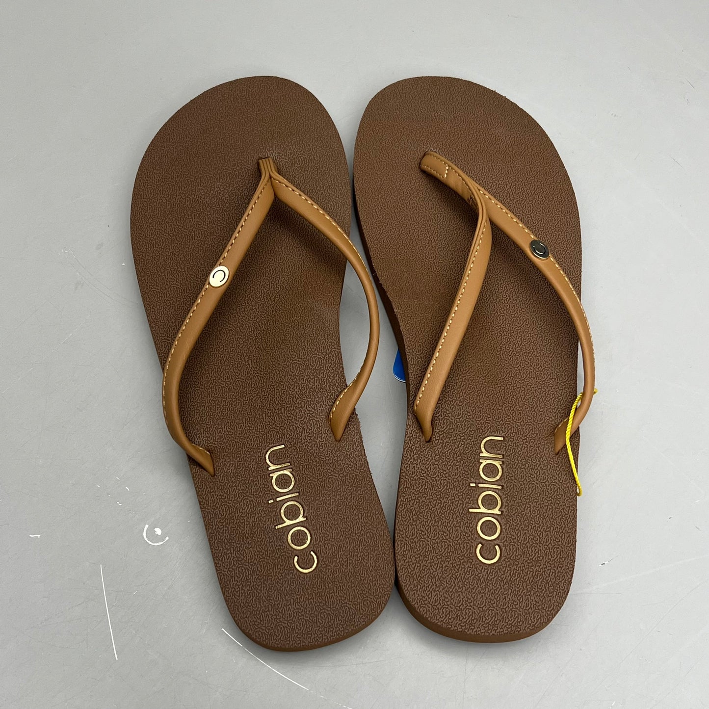 COBIAN Nia's Bounce 2 Synthetic Leather Sandals Women's Sz 6, EU 35.5 Tan NIA25-230-6