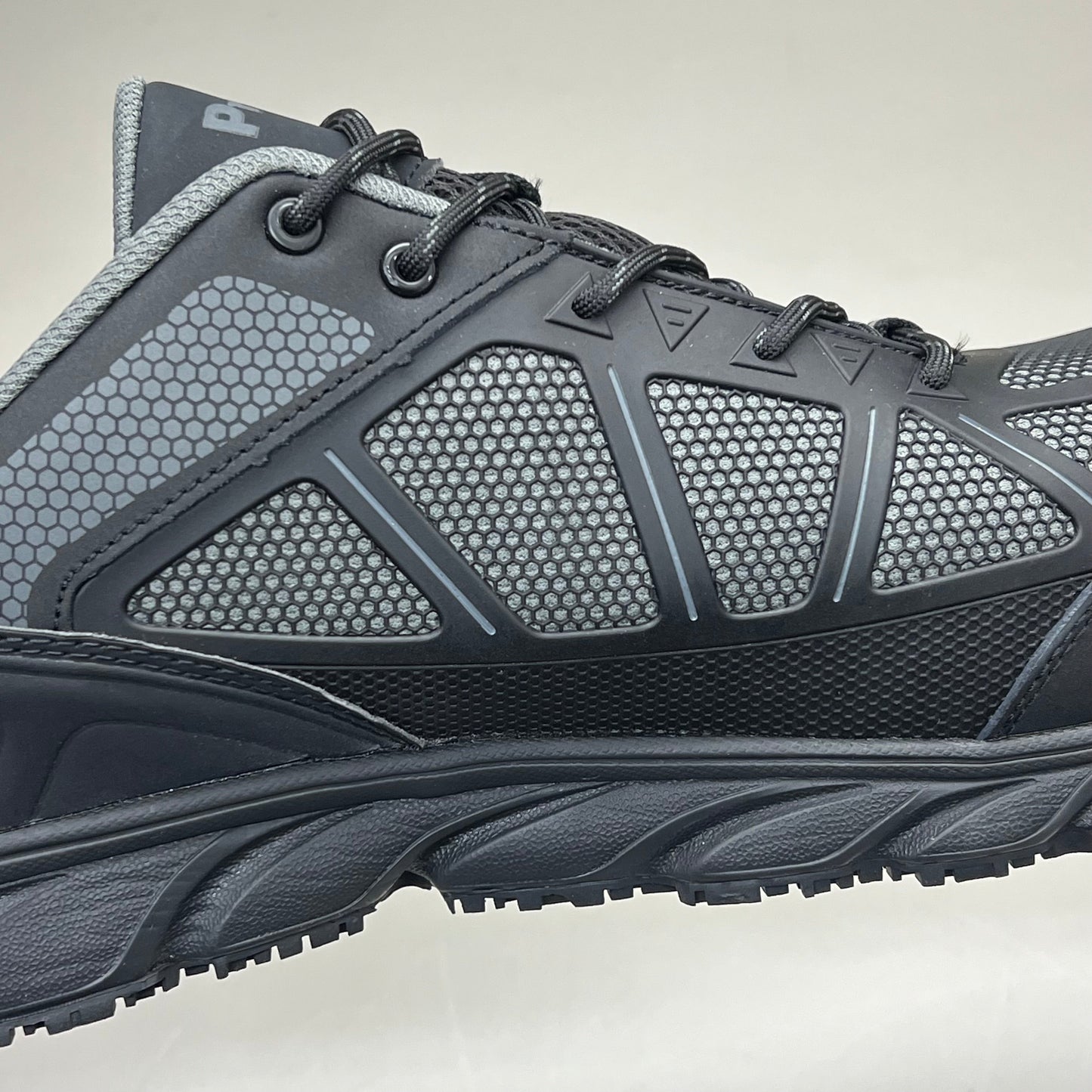 PROPET Seeley II Men's Work Boot Waterproof Men's Sz 12 W (E) Black/Grey MAU012M
