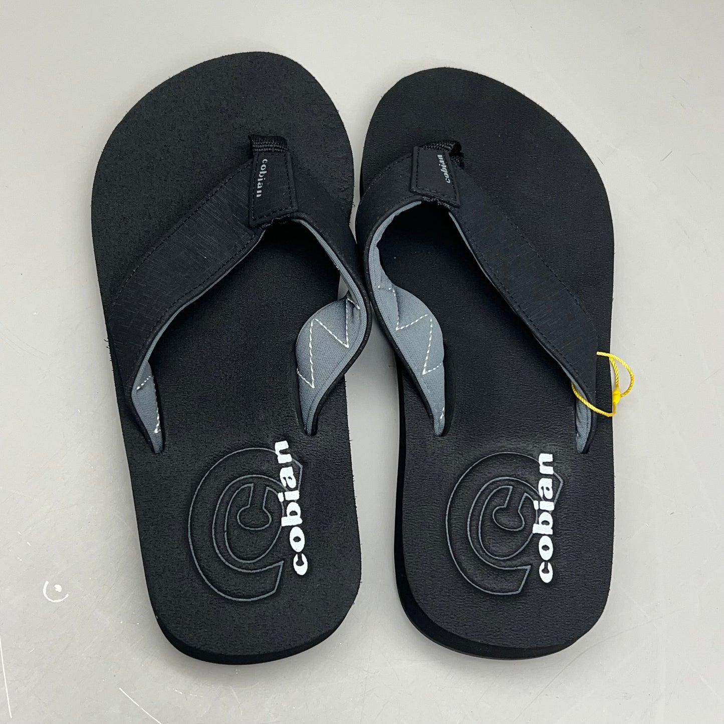 COBIAN Floaters 2 Synthetic Strap Flip Flop Men's Sz 8, EU 40 Black FLT18-001-8
