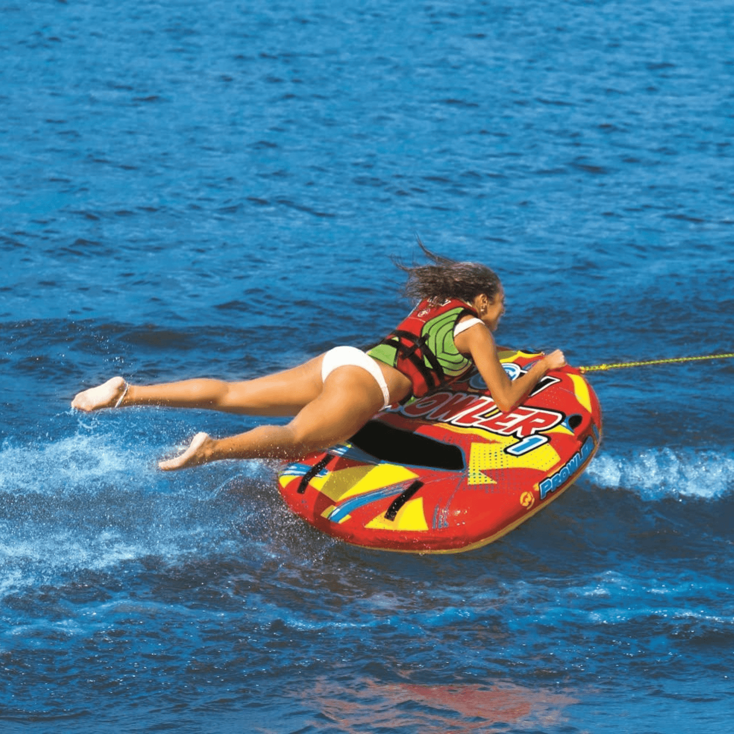 WOW Watersports Prowler Towable 1 Person Starter Kit w 12V Pump