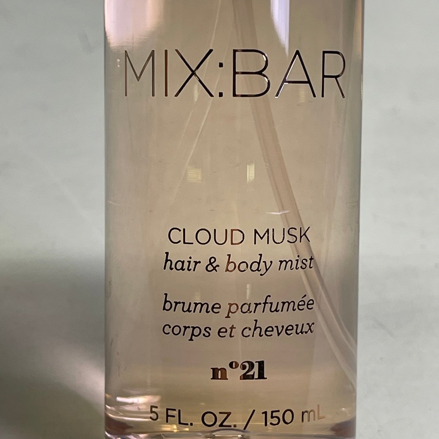 MIX:BAR Hair & Body Mist Cloud Musk 5 fl oz each Clear 052-05-6812