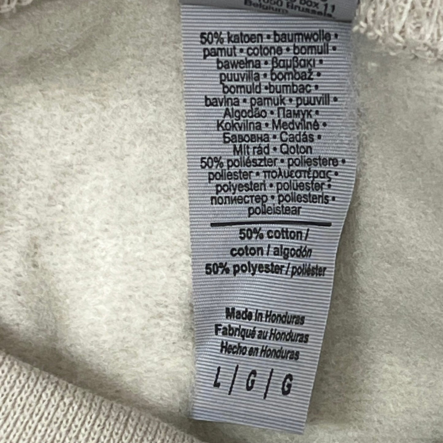 GILDAN (36 PACK) Heavy Blend Crewneck Sweatshirt Men's Sz L Sand G180