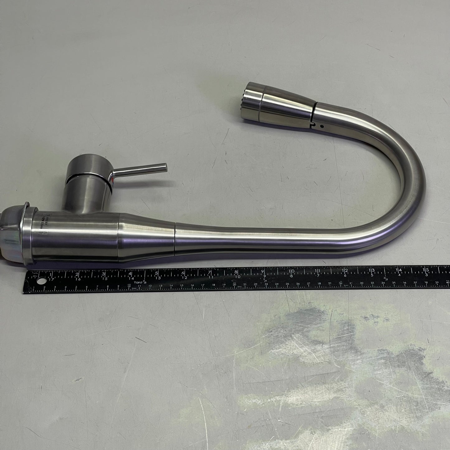 SYMMONS Sereno Single Handle Pull-Down Kitchen Faucet Satin Nickel SK2302STSPD10