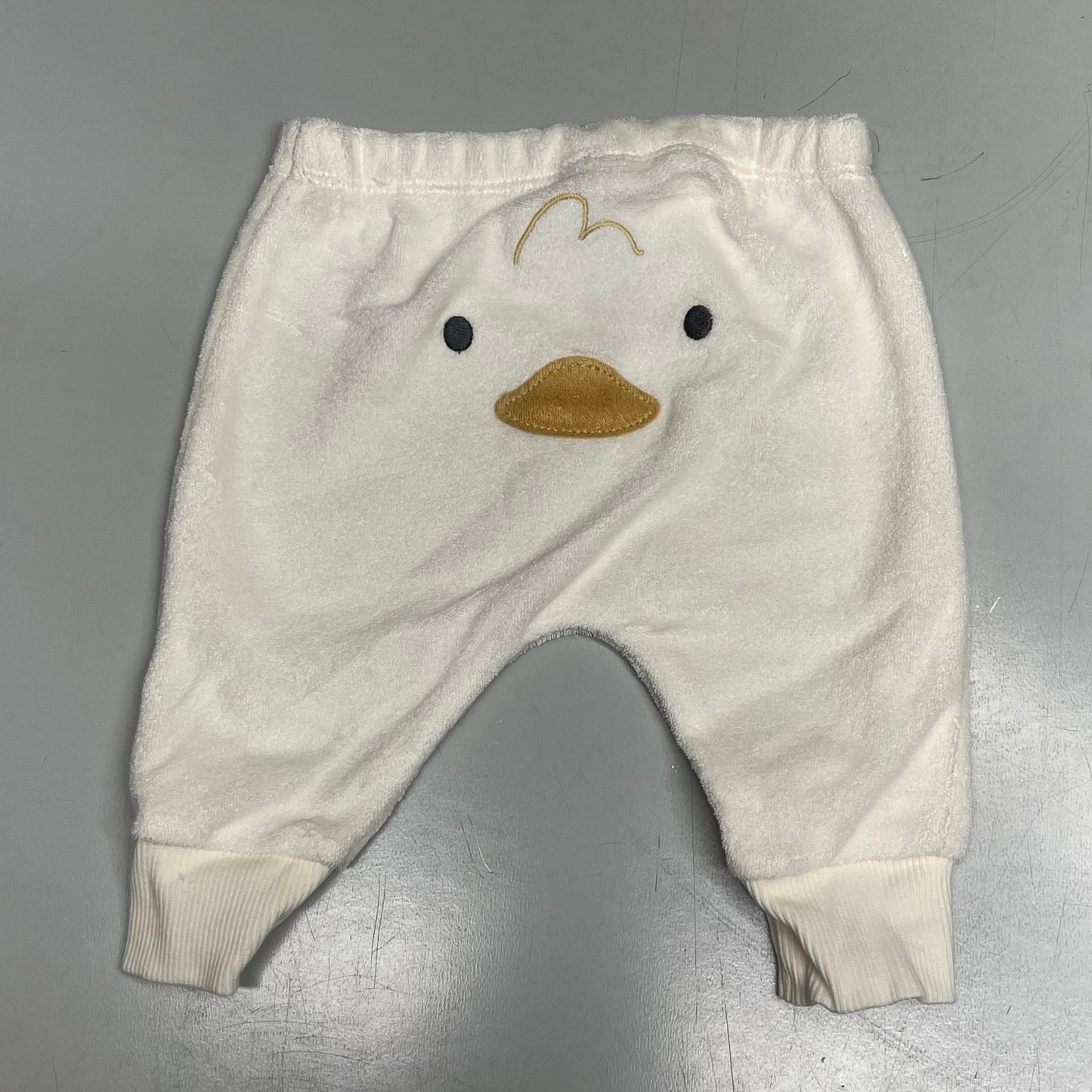 CARTERS (SET OF 3) Soft Duck Little Cardigan Set Baby's Sz Newborn White/Orange