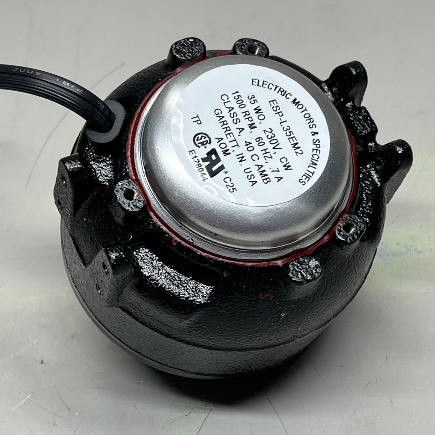 MARS Shaded Pole Condenser Fan Motor 1Phase 1Speed  35 W, 230 V, 1500 Rpm 00353