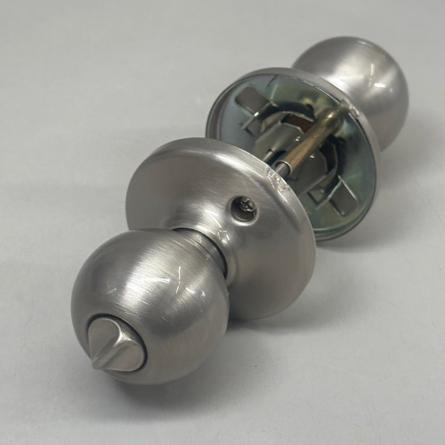 KWIKSET Polo Keyed Entry Knob with Smartkey Security In Satin Nickel 94002-931