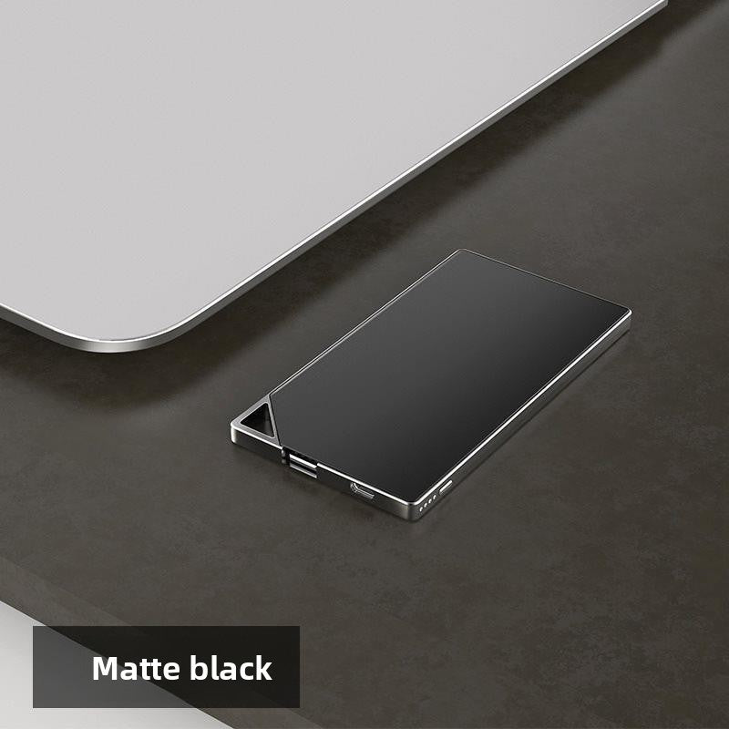 Slim Power Bank with Built-in Cable