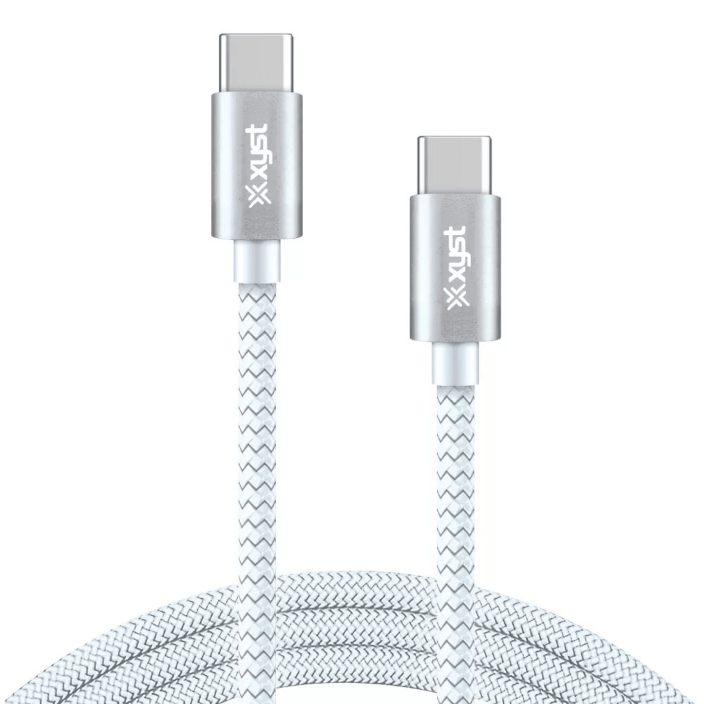 Xyst Braided USB-C to USB-C Charge and Sync Cable 10Ft