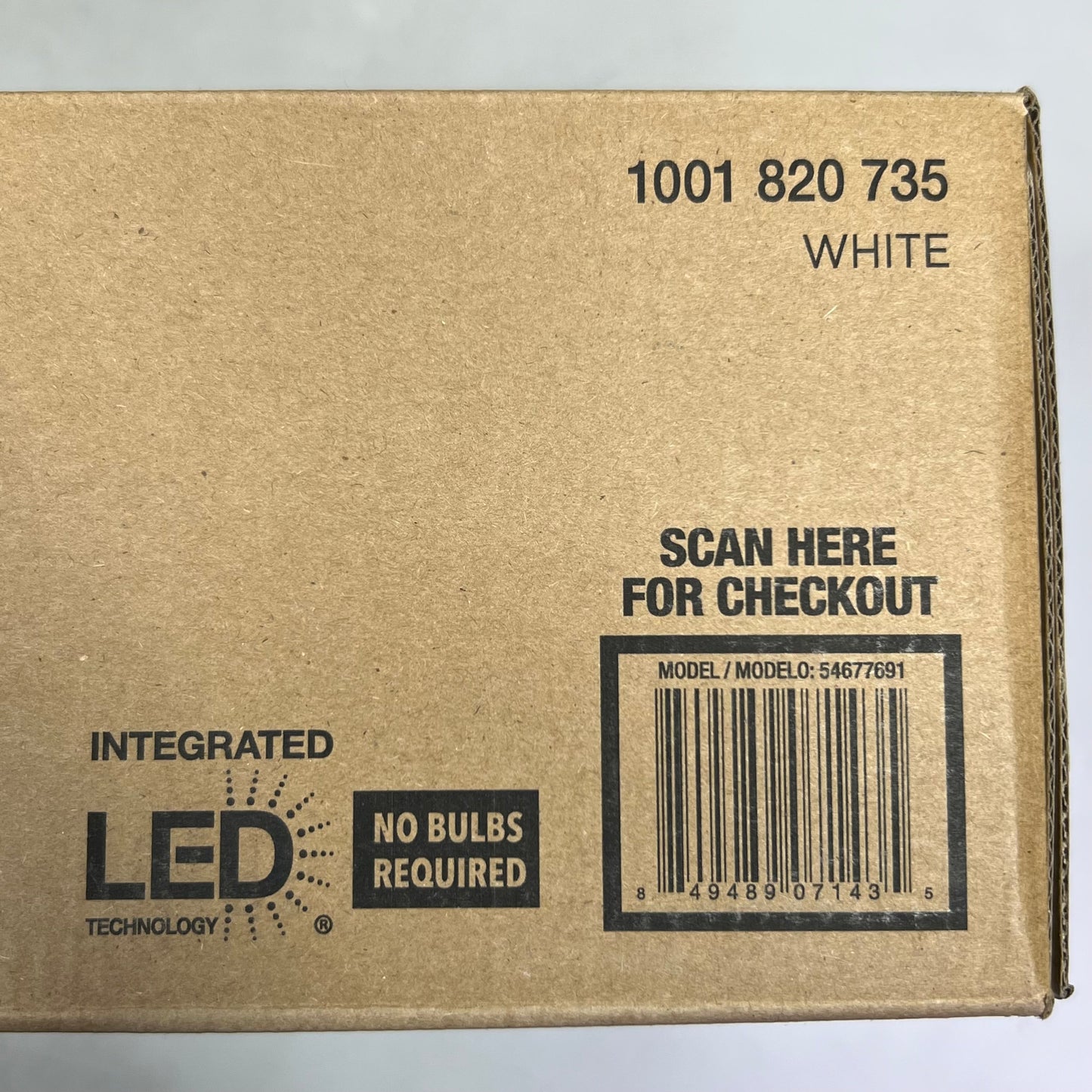 COMMERCIAL ELECTRIC High Output Wrapround Light 4ft, White 1001820735