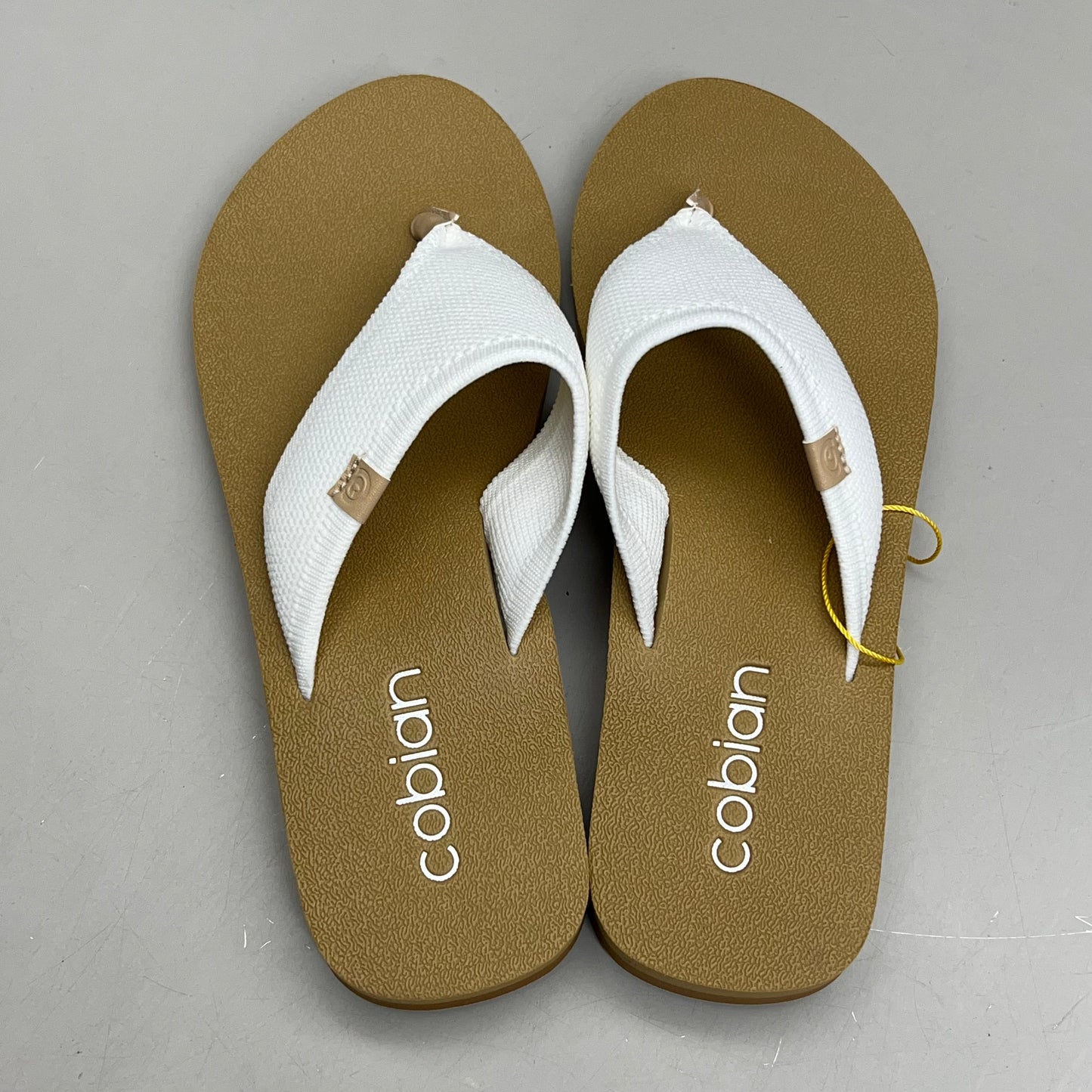 COBIAN Bermuda Bounce Mesh Strap Women's Sz 9 EU 39.5 Cream BEB24-110-9
