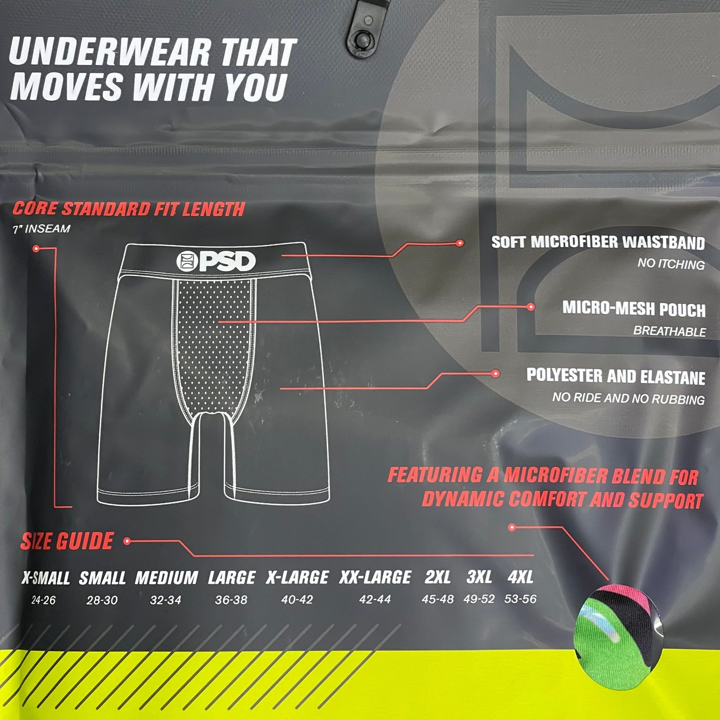 PSD Looney Tunes Marvin The Martian Boxer Briefs Small HOLO MARTIN