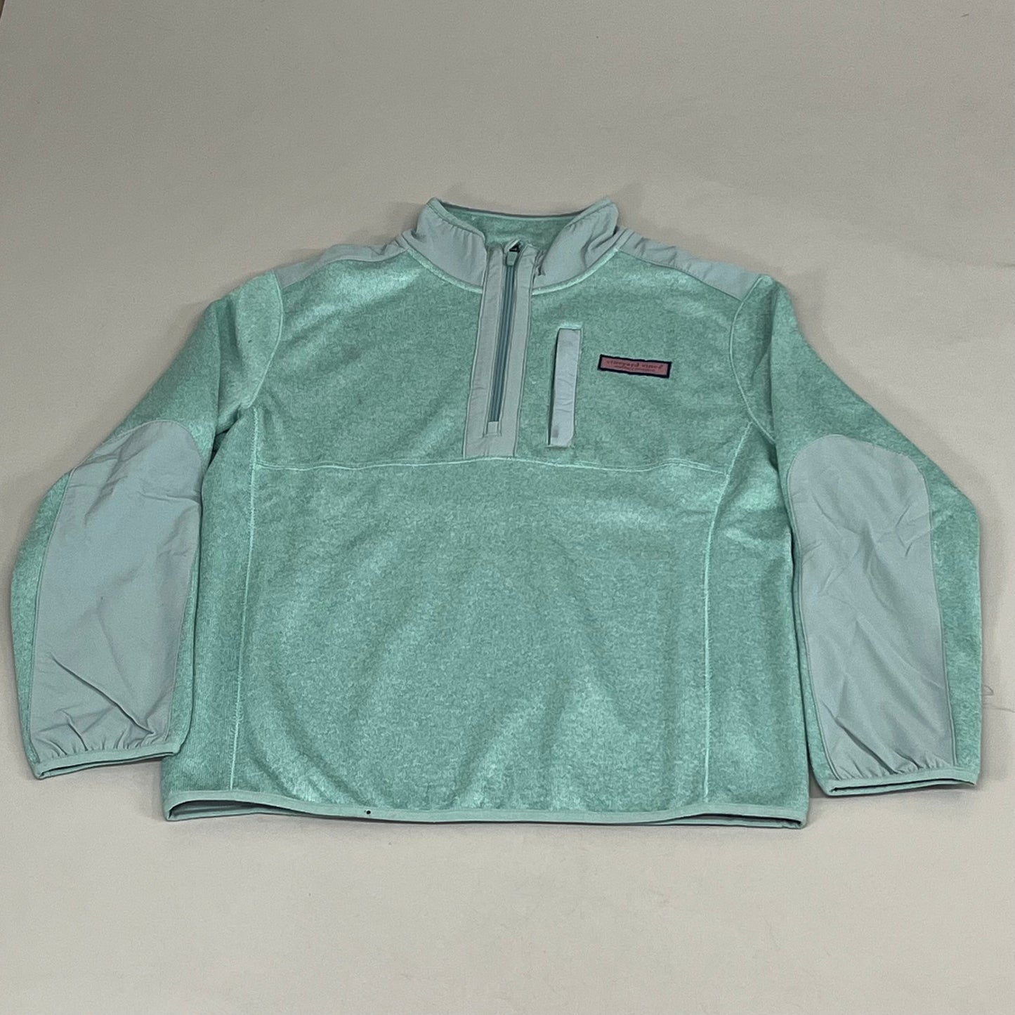 VINEYARD VINES Martha's Vineyard Men's Teal Green Half Zip Pullover Sz-S