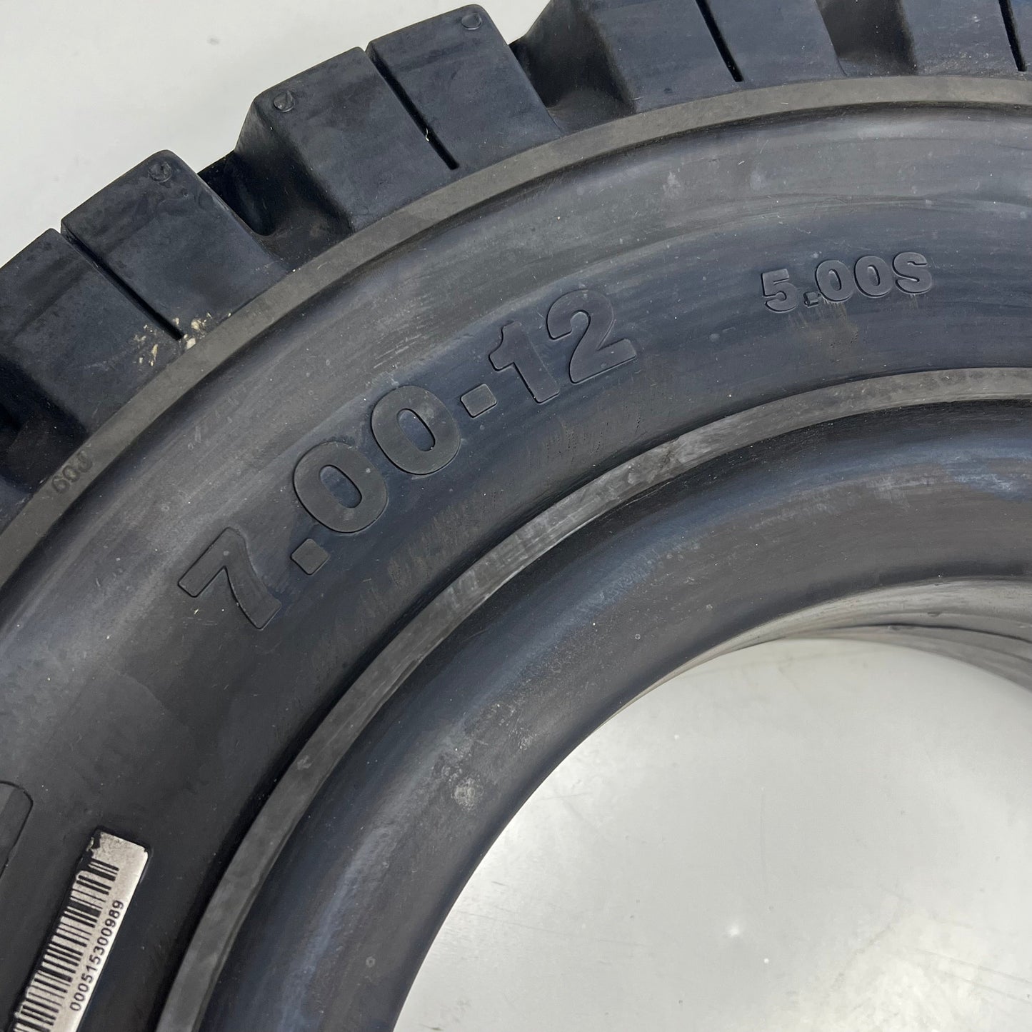 MAXAM Premium Traction Multi Layer Industrial Tire  Black 7.00-12 MS702 5.00S