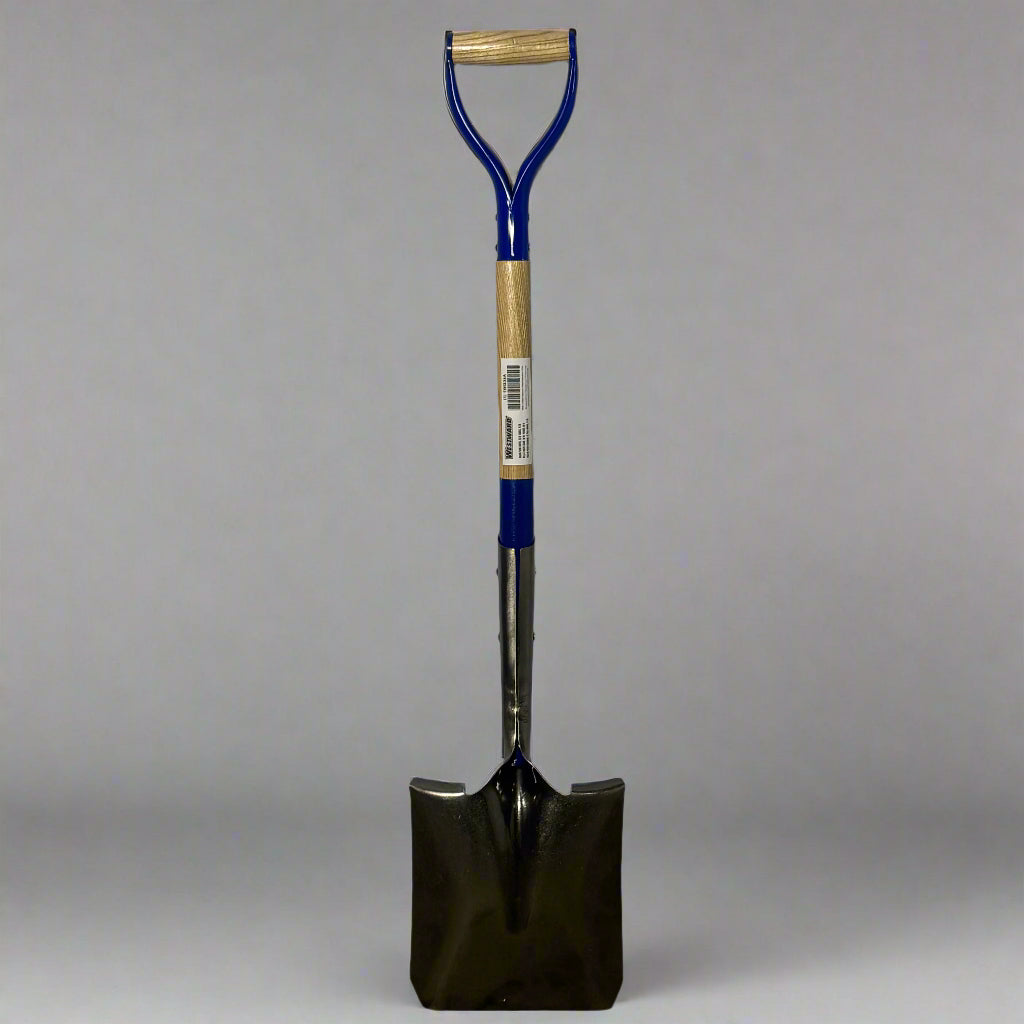 WESTWARD Square Point Shovel 30" 14 Gal, Natural Wood Handle 1WG34A