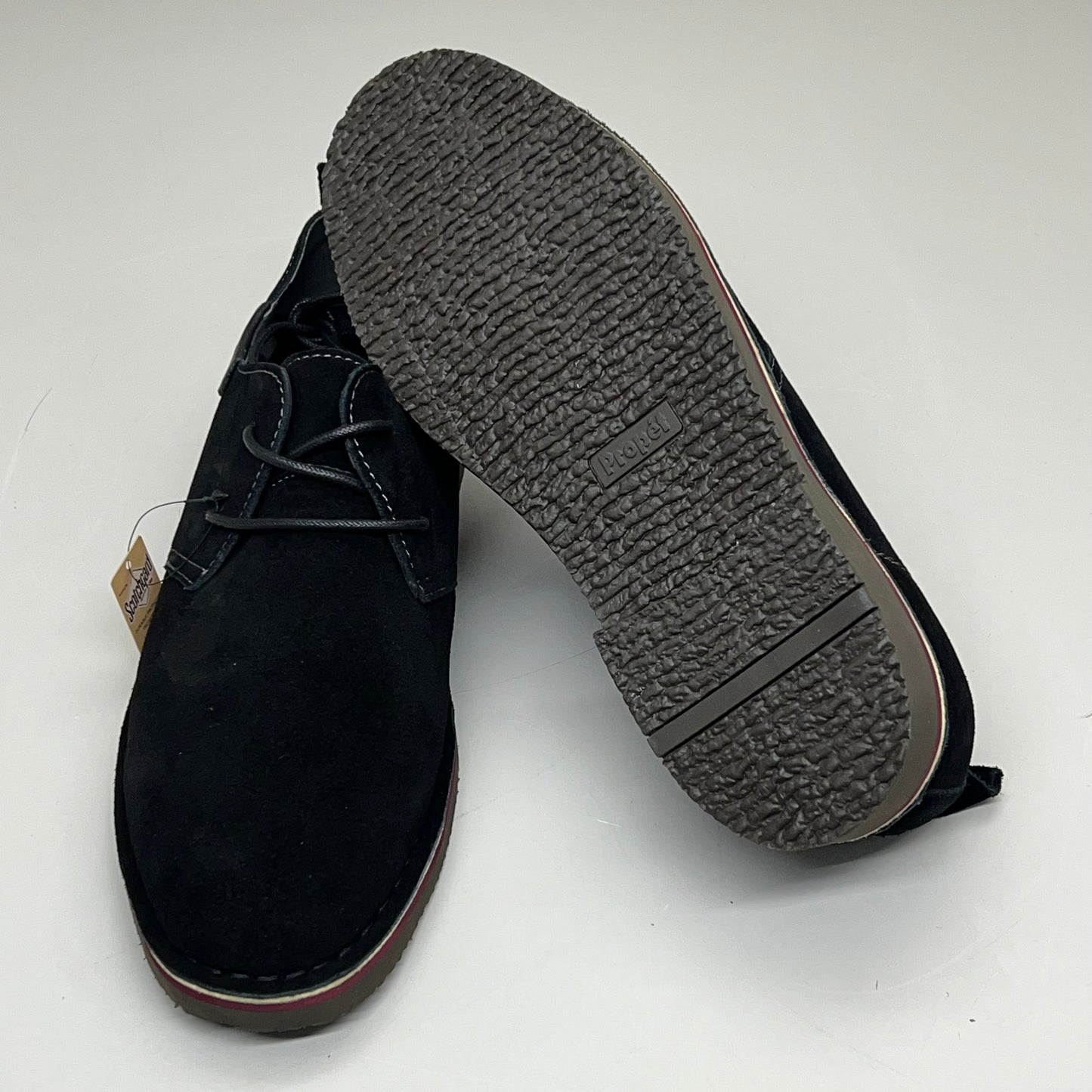 PROPET Finn Suede Oxford Scotchgard Treatment Men's Sz 11.5 X(3E) Black MCX022S
