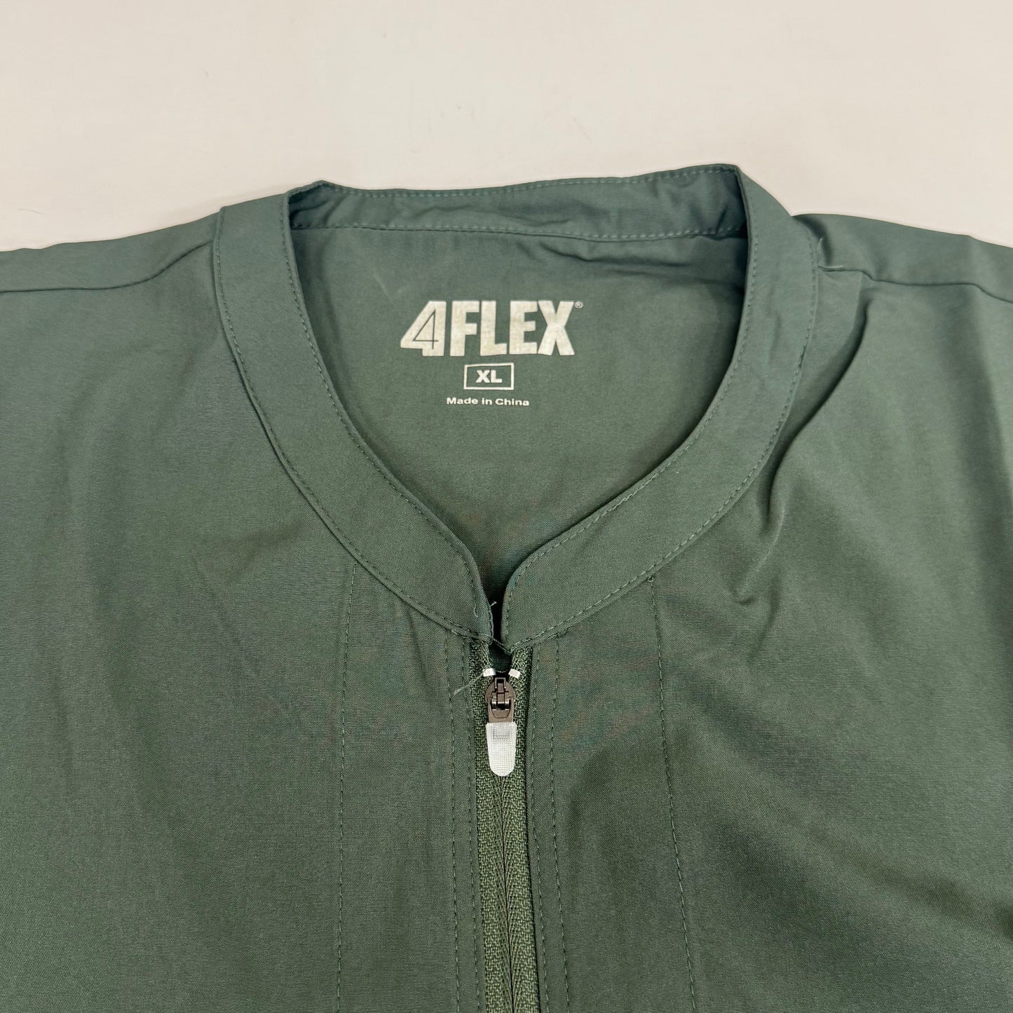 GREEN TOWN 4 Flex Scrubs Jumpsuit Cinch In Waist Women's Sz XL Olive GFX-023AST