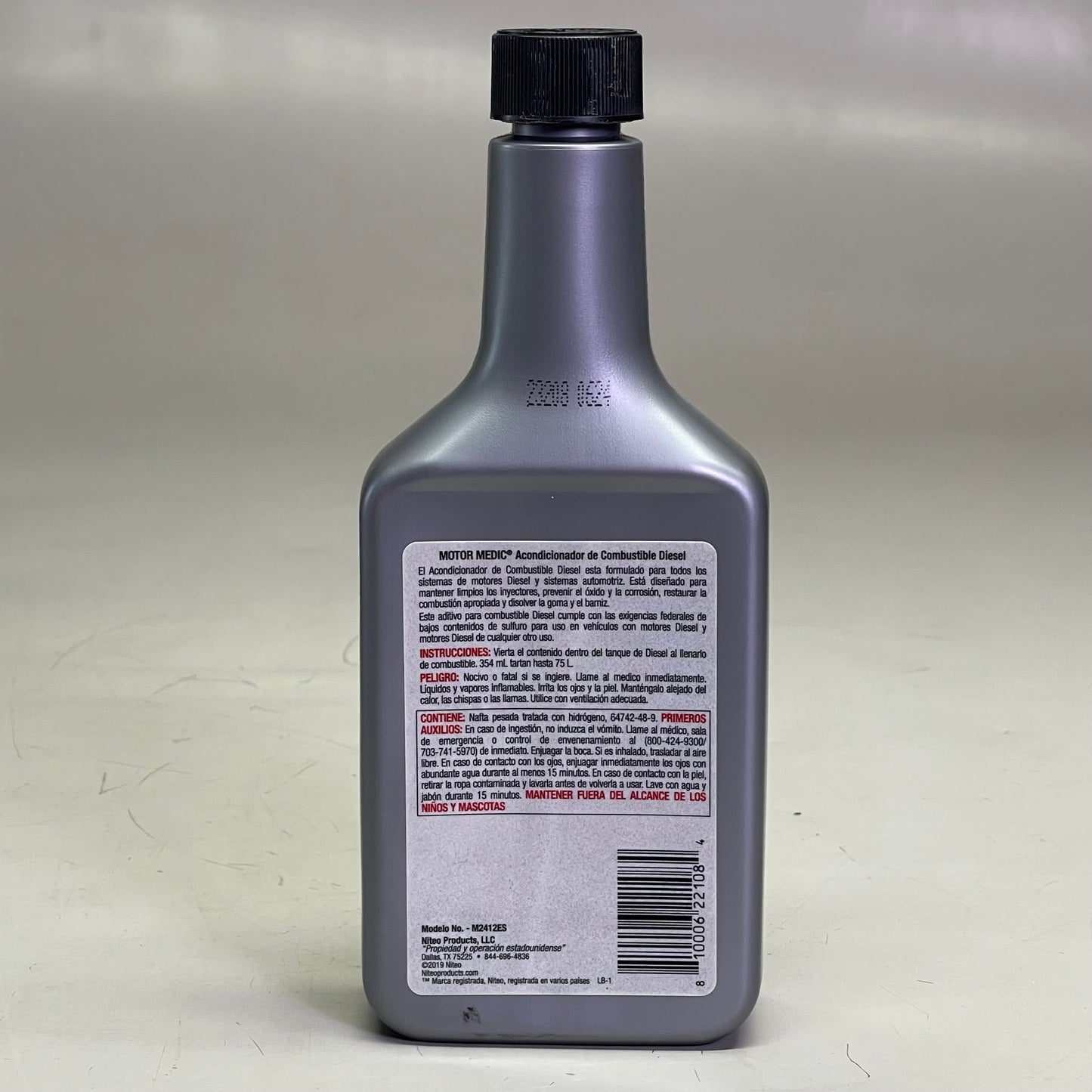 MOTOR MEDIC (12 PACK) Diesel Fuel Conditioner Gunk 12 oz (Treats 20 gal) Grey M2412