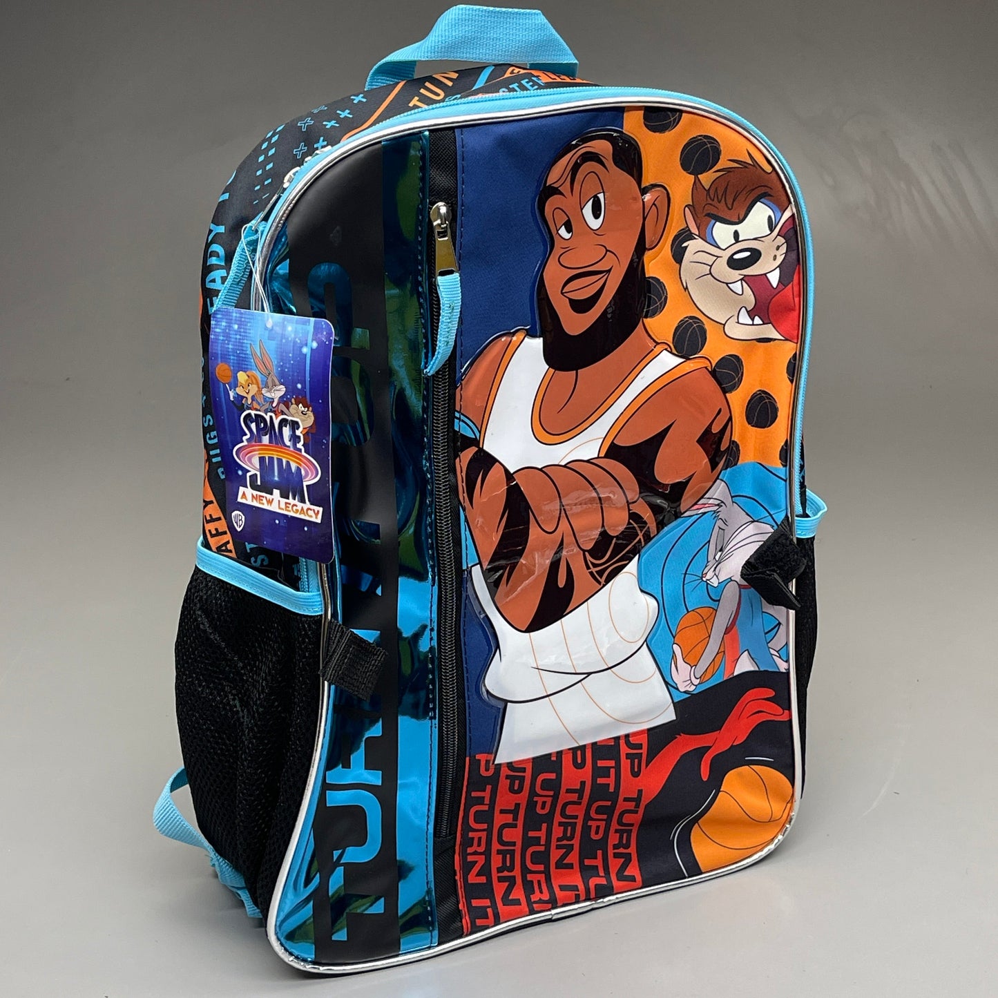 ACCESSORY INNOVATIONS Space Jam 10-PK (LeBron James) Backpack & Lunch Bag Blue