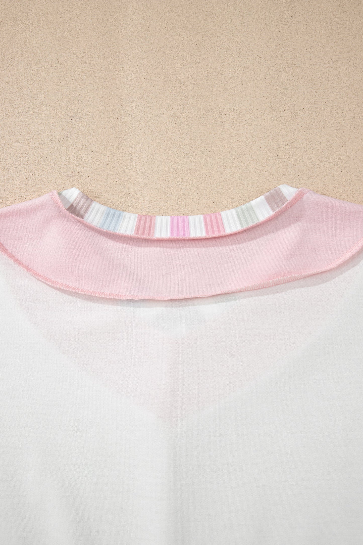 Promise Color Block Loose Long Sleeve Top