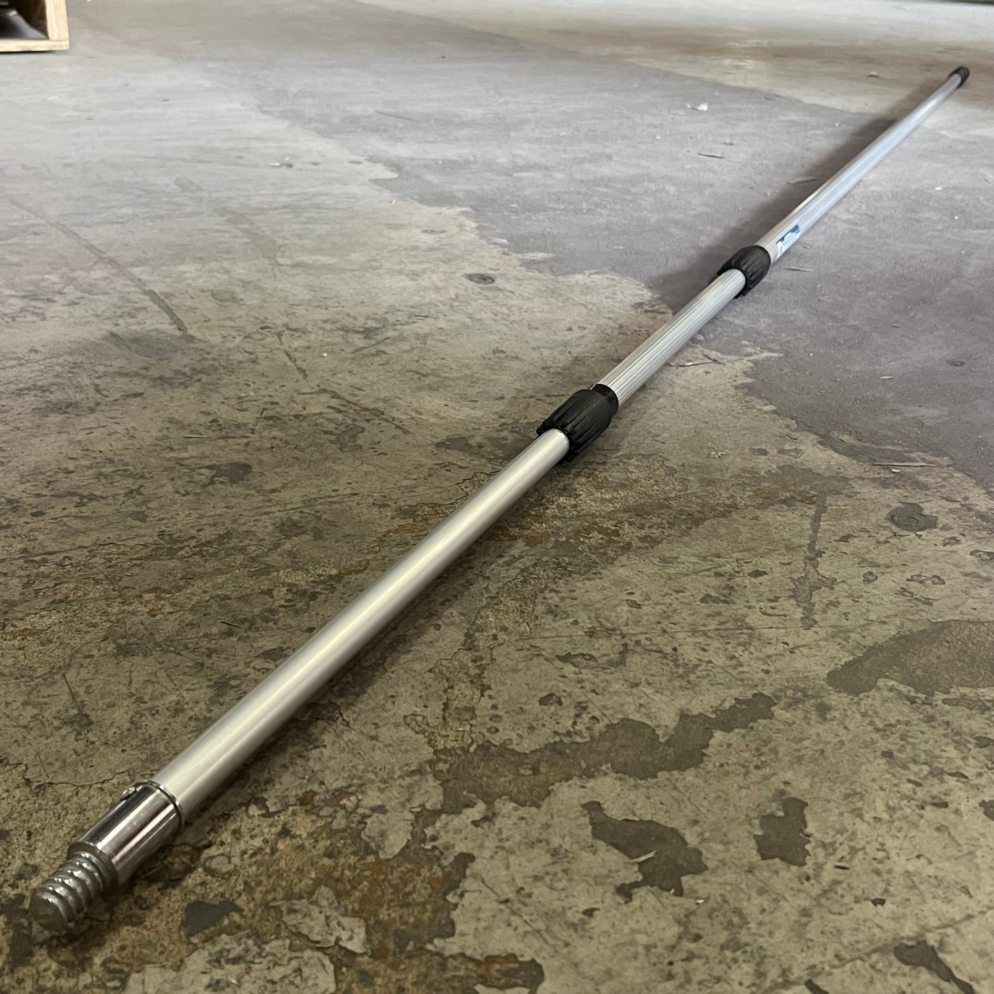 AJWHOLESALE Extension Pole 6.5' to 18', Silver & Black CHIB00127