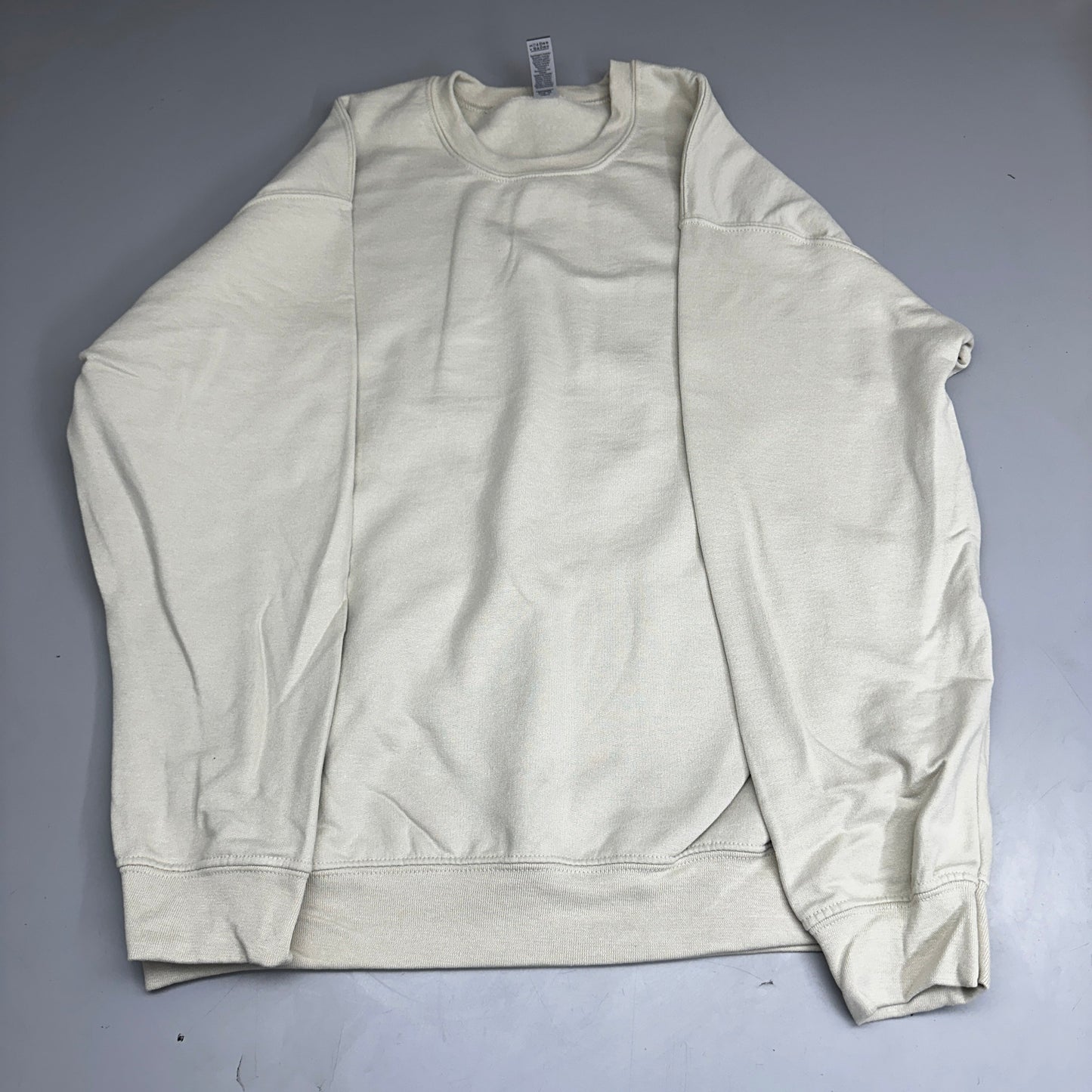GILDAN (36 PACK) Heavy Blend Crewneck Sweatshirt Men's Sz L Sand G180