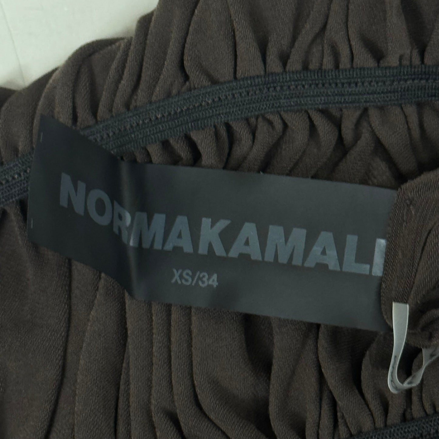 NORMA KAMALI Goddess Dress Unlined Women's Sz XS/34 Chocolate KK3233PL292028