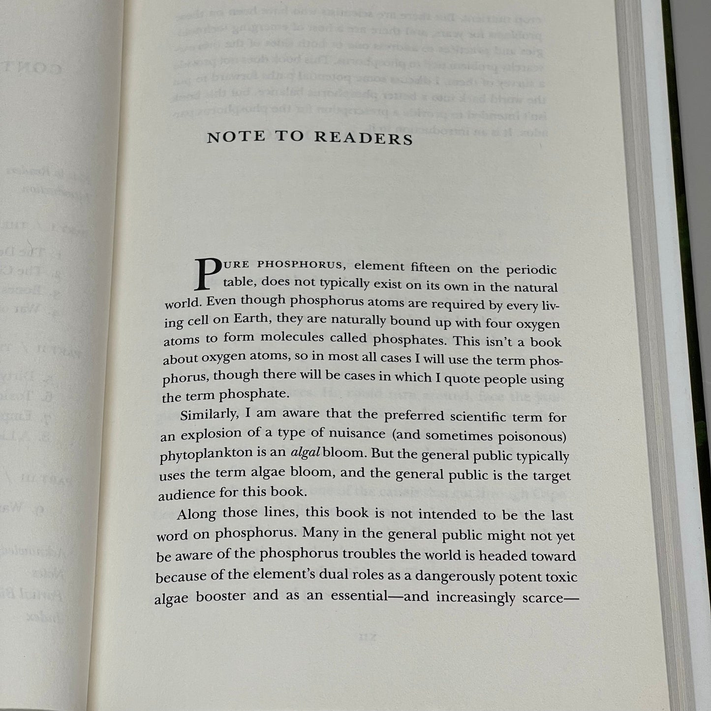 THE DEVIL'S ELEMENT Phosphorus And A World Out Of Balance, By Dan Egan 53000