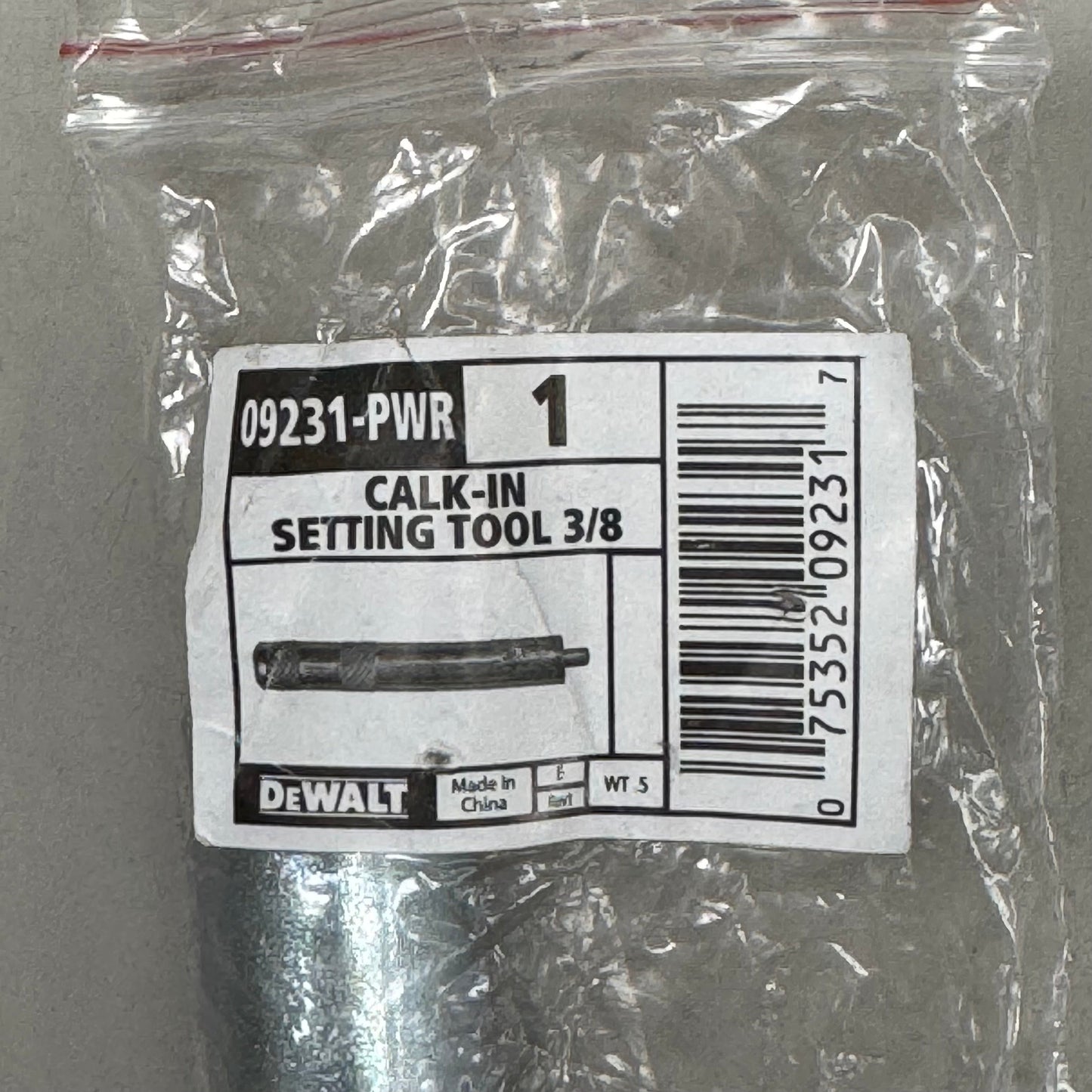 DEWALT (19 PACK) Machine Bolt Anchor Calk-In Setting UNC Thread 3/8" 09231-PWR