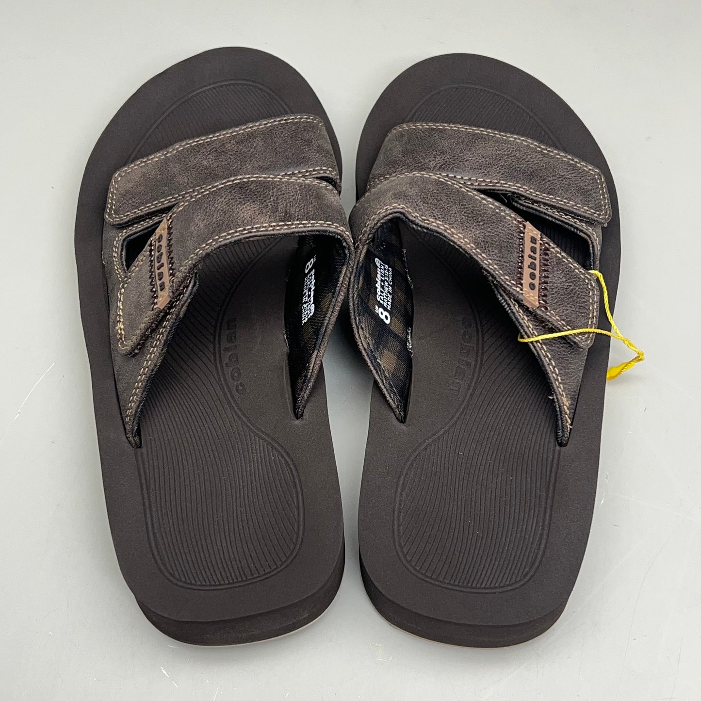 COBIAN Trestles Trek Slide EVA Top Sole Men's Sz 9, 41.5 Eu Chocolate TTS24-201-9