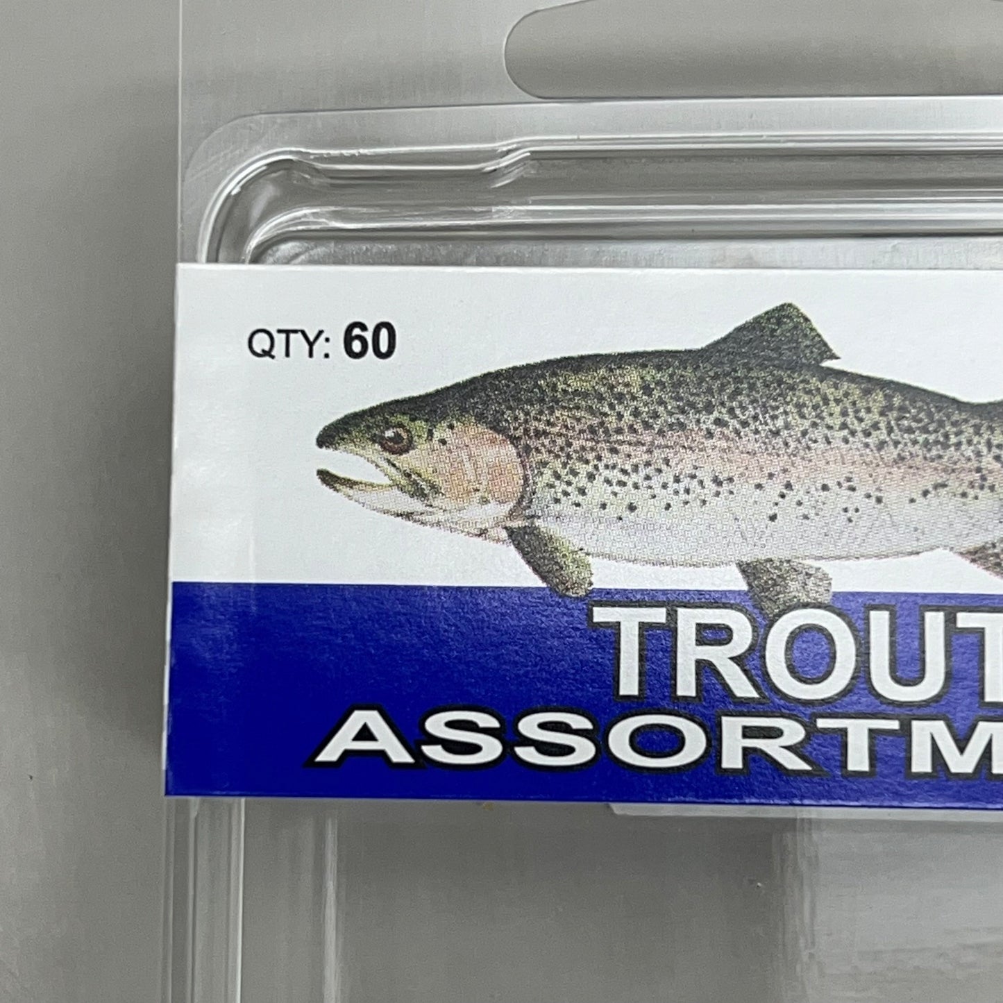 EAGLE CLAW (2 PACK) High Carbon Steel Trout Tackle Assortment Bronze 60pc SPTRT