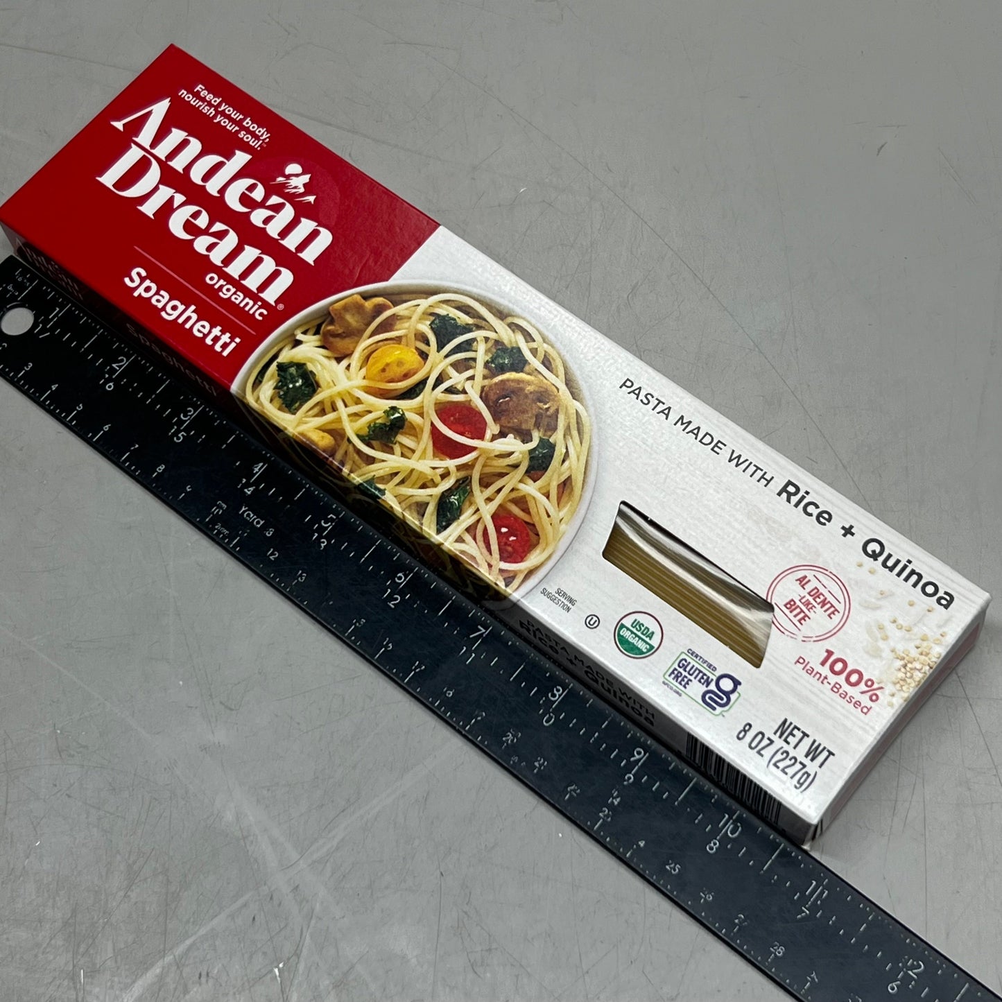 ANDEAN DREAM (12 Pack) Organic Quinoa Pasta 8 oz/Box AD-006 BB 05/27