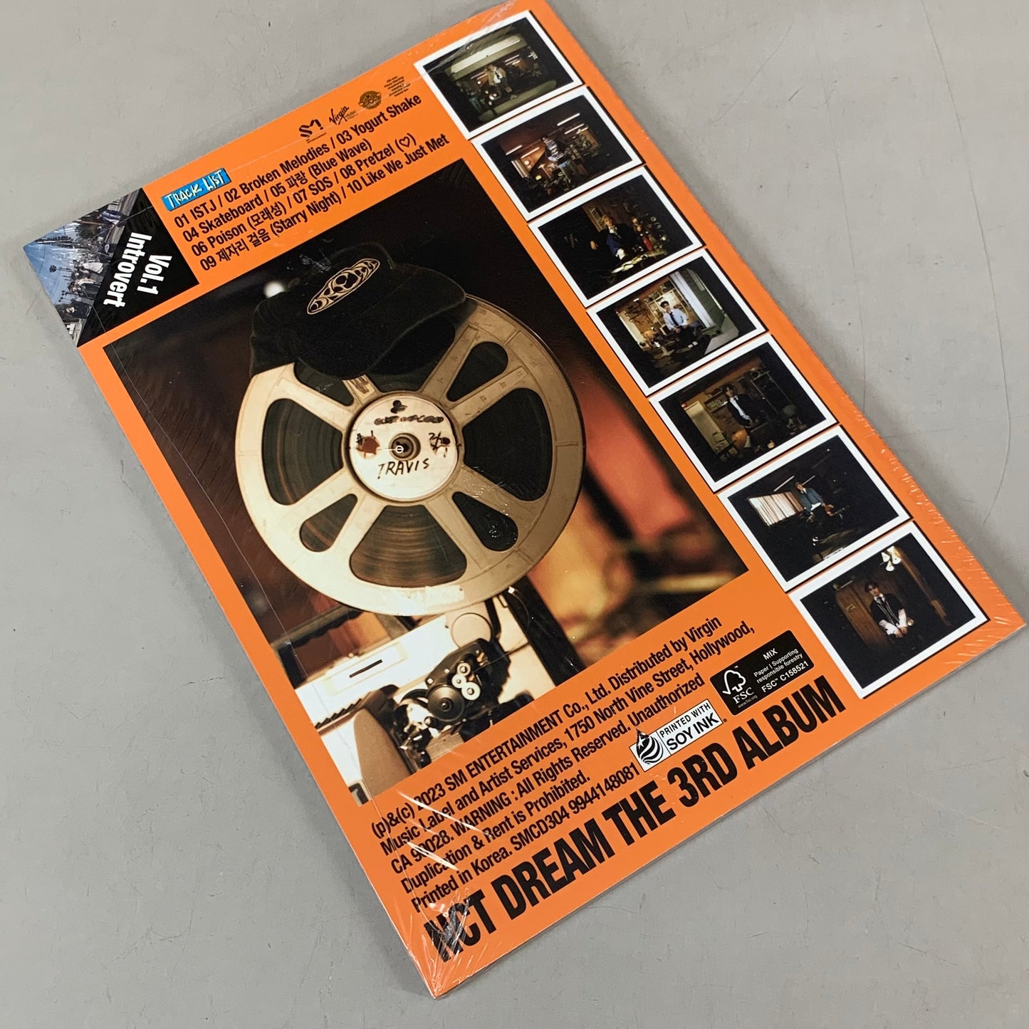 NCT Dream the 3rd Album ISTJ Photobook ver Audio CD ORANGE VERION