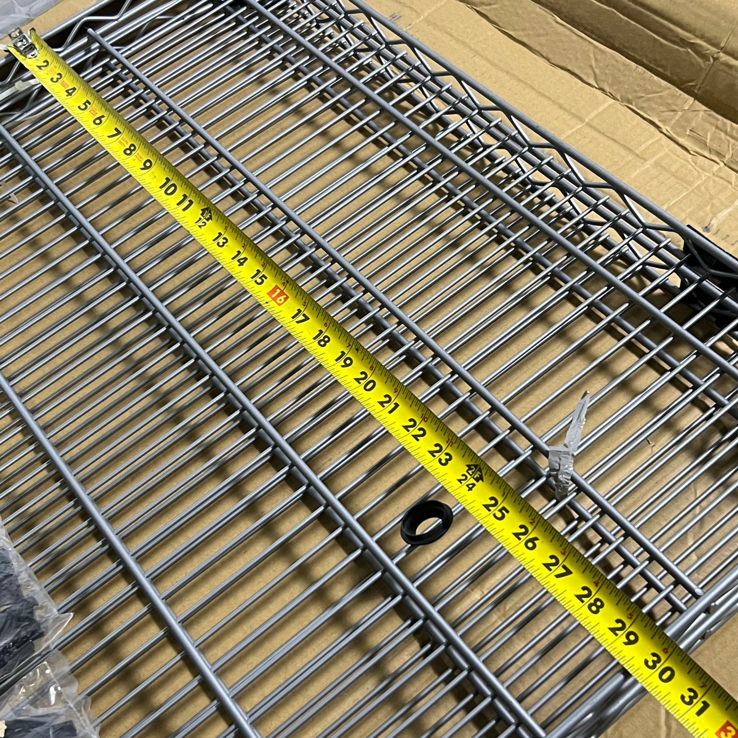 ZA@ QUANTUM STORAGE SYSTEMS (2 Pcs) Wire Shelf Grayepoxy 2430GY Sz 24"x 30" (New Other)